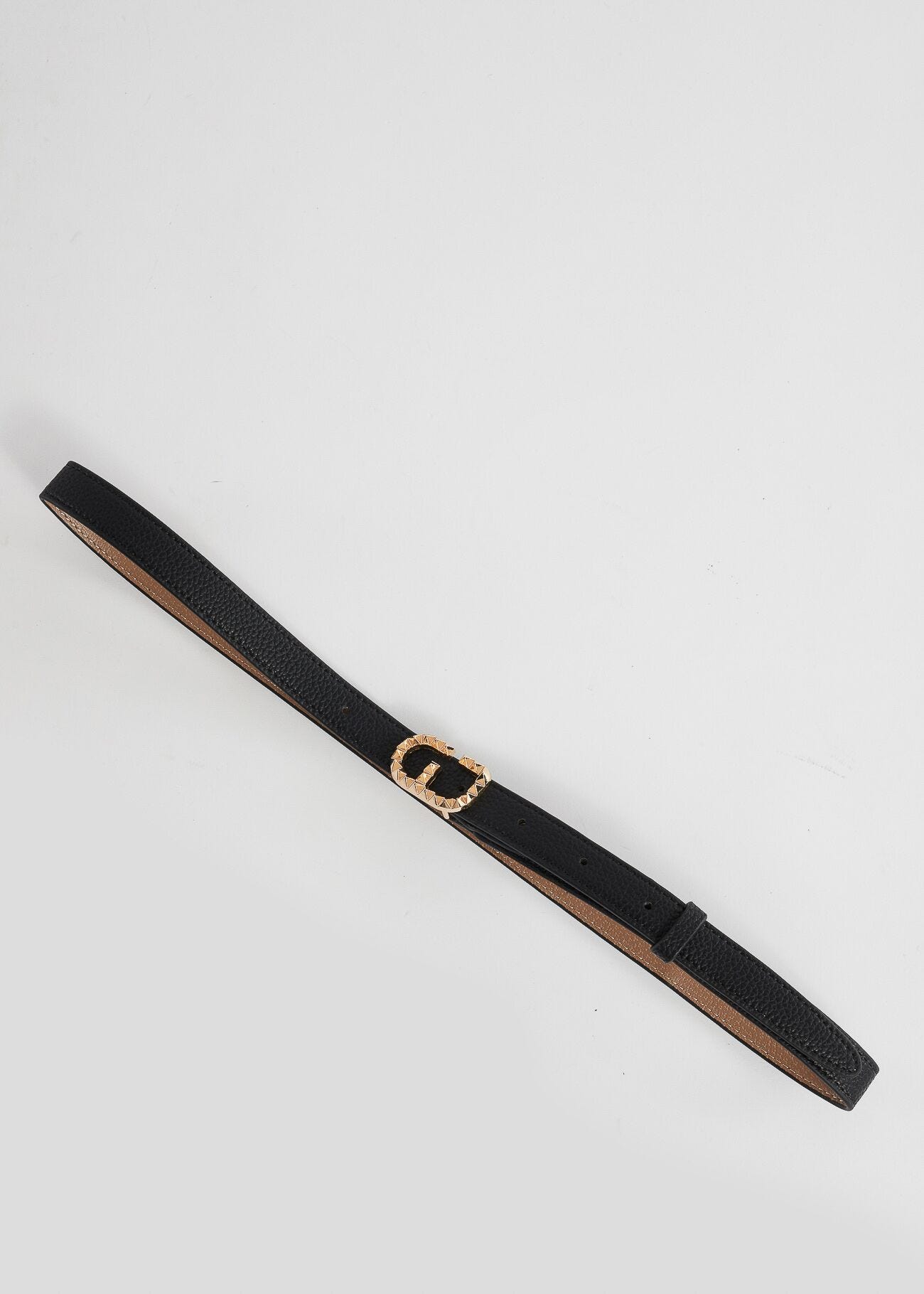 Ceinture avec boucle siglée