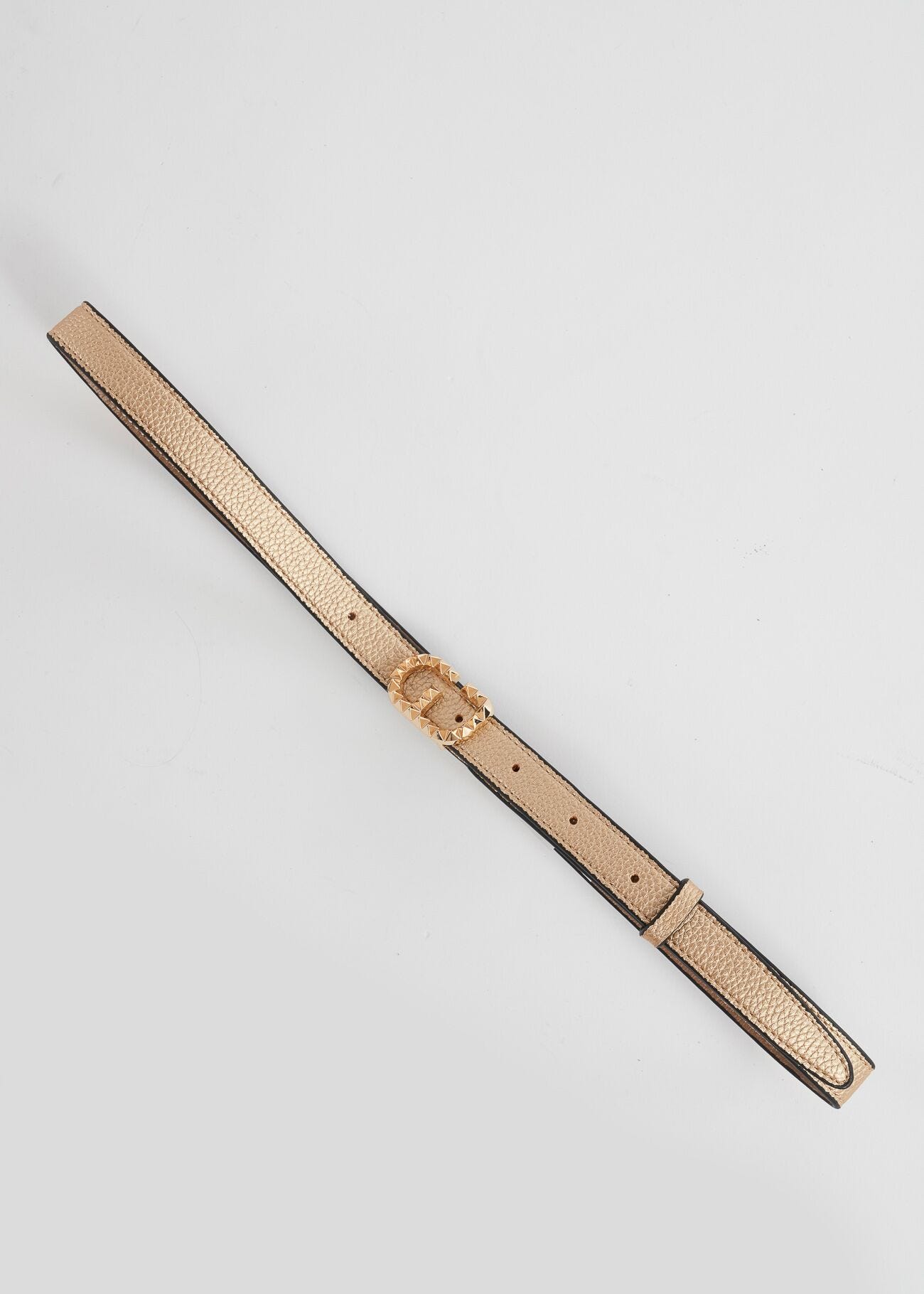 Ceinture avec boucle siglée