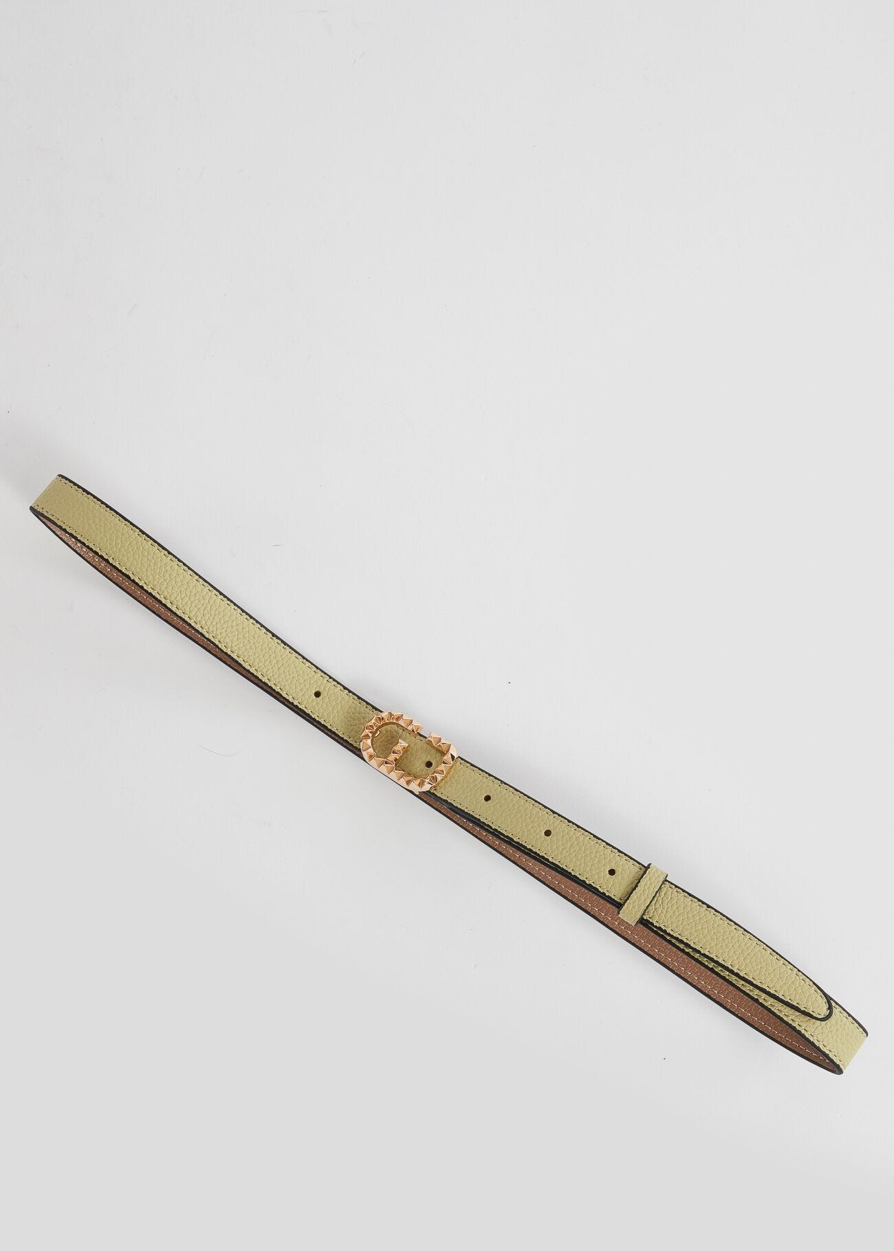 Ceinture avec boucle siglée