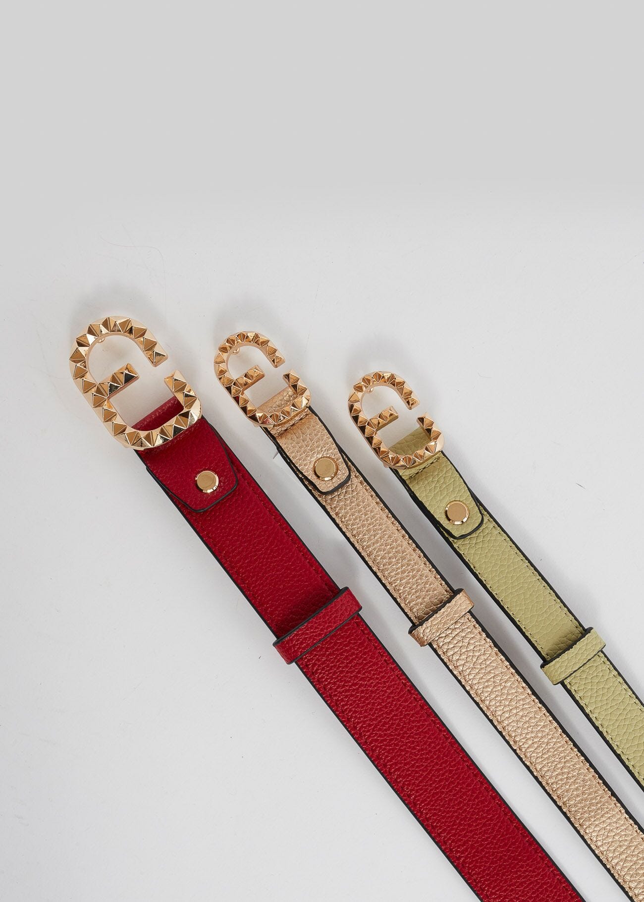 Ceinture avec boucle siglée
