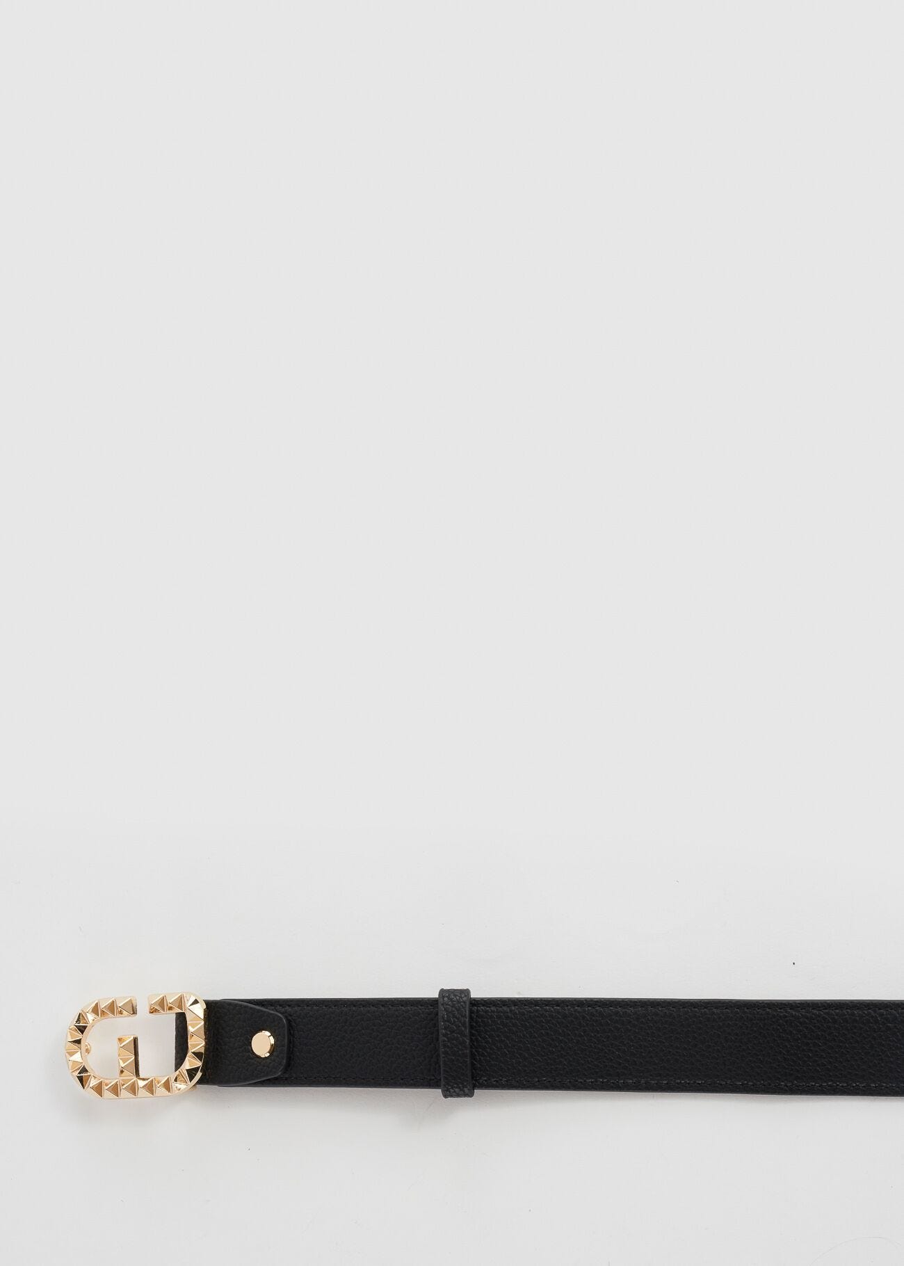 Ceinture avec boucle siglée