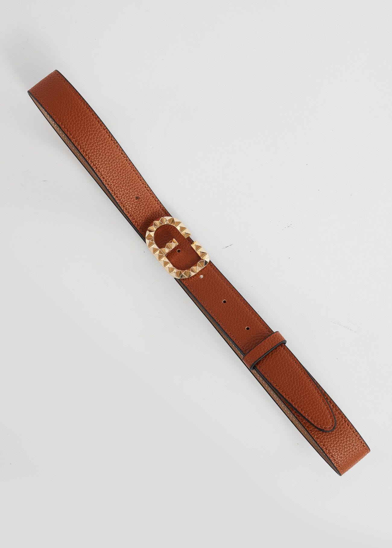 Ceinture avec boucle siglée