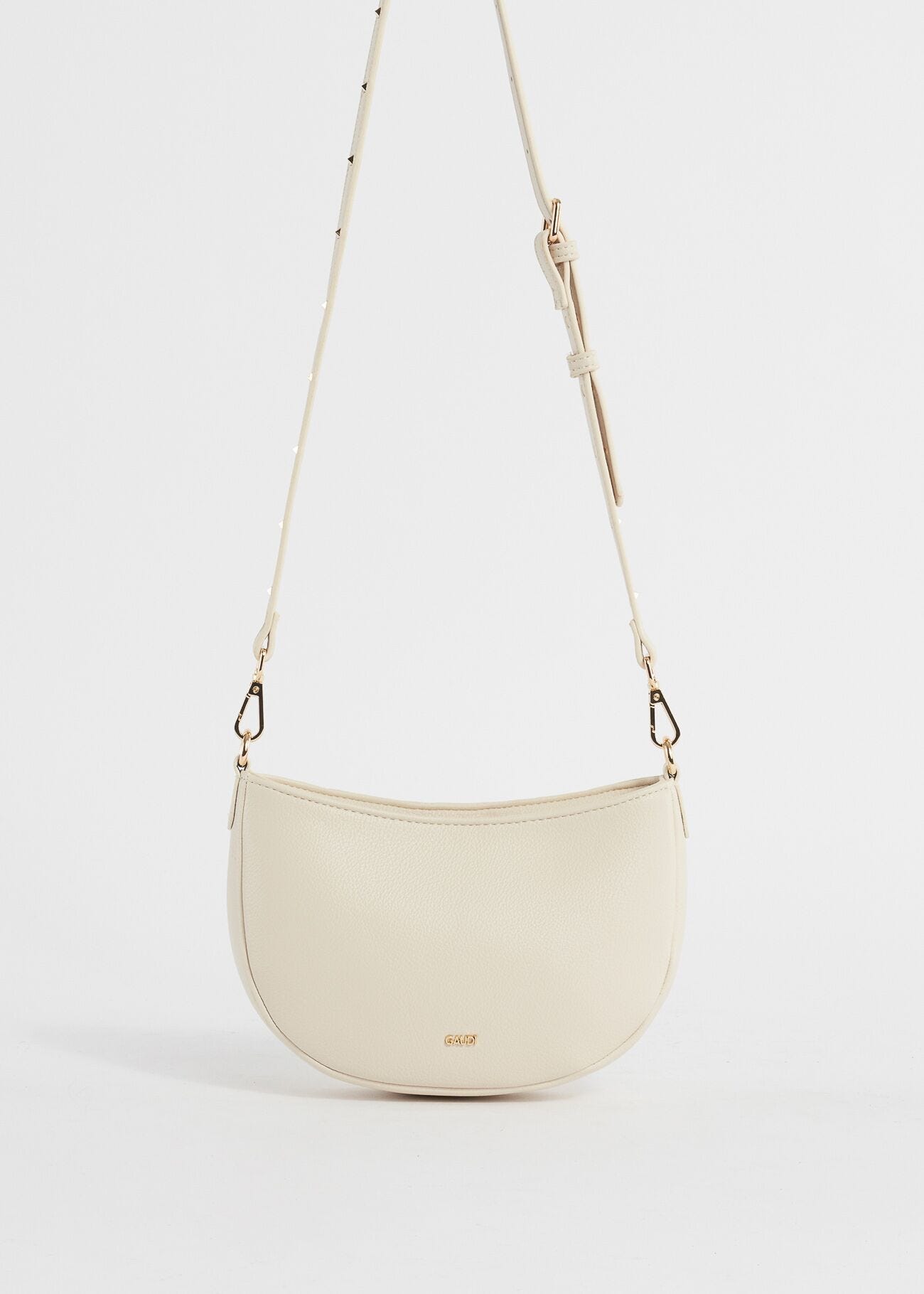 Sac à bandoulière matelassé avec clous