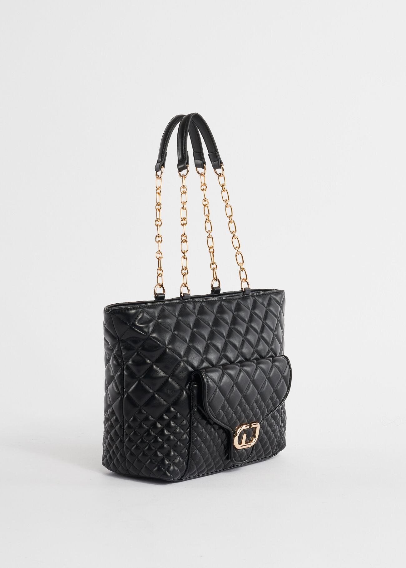 Quilted shopper bag