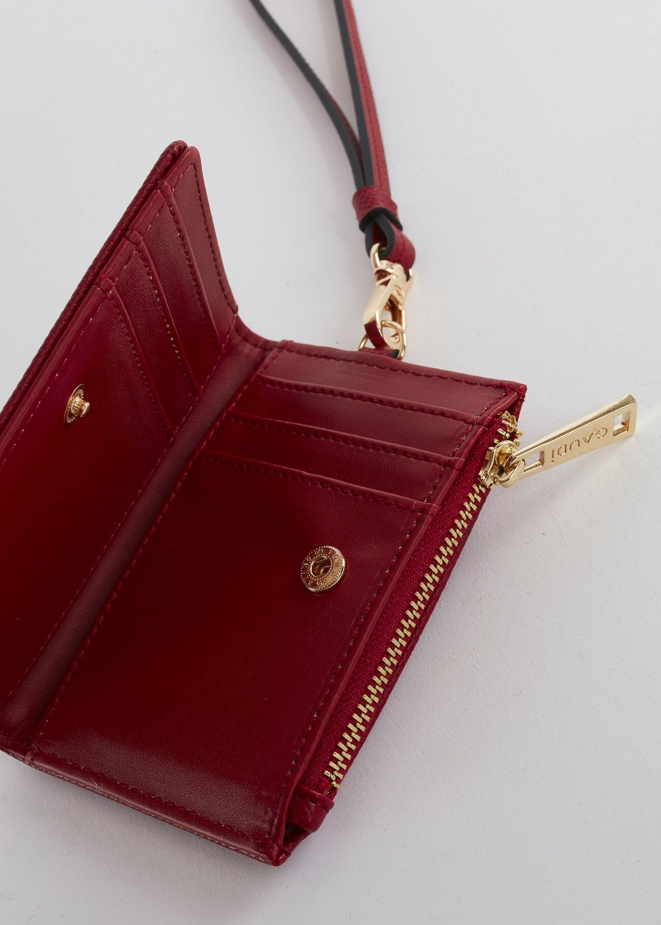 Faux-leather card holder