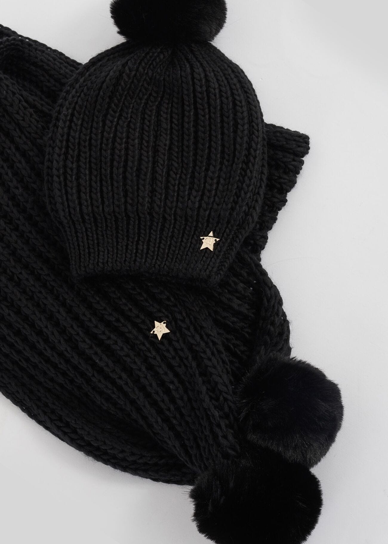 Matching hat and scarf
