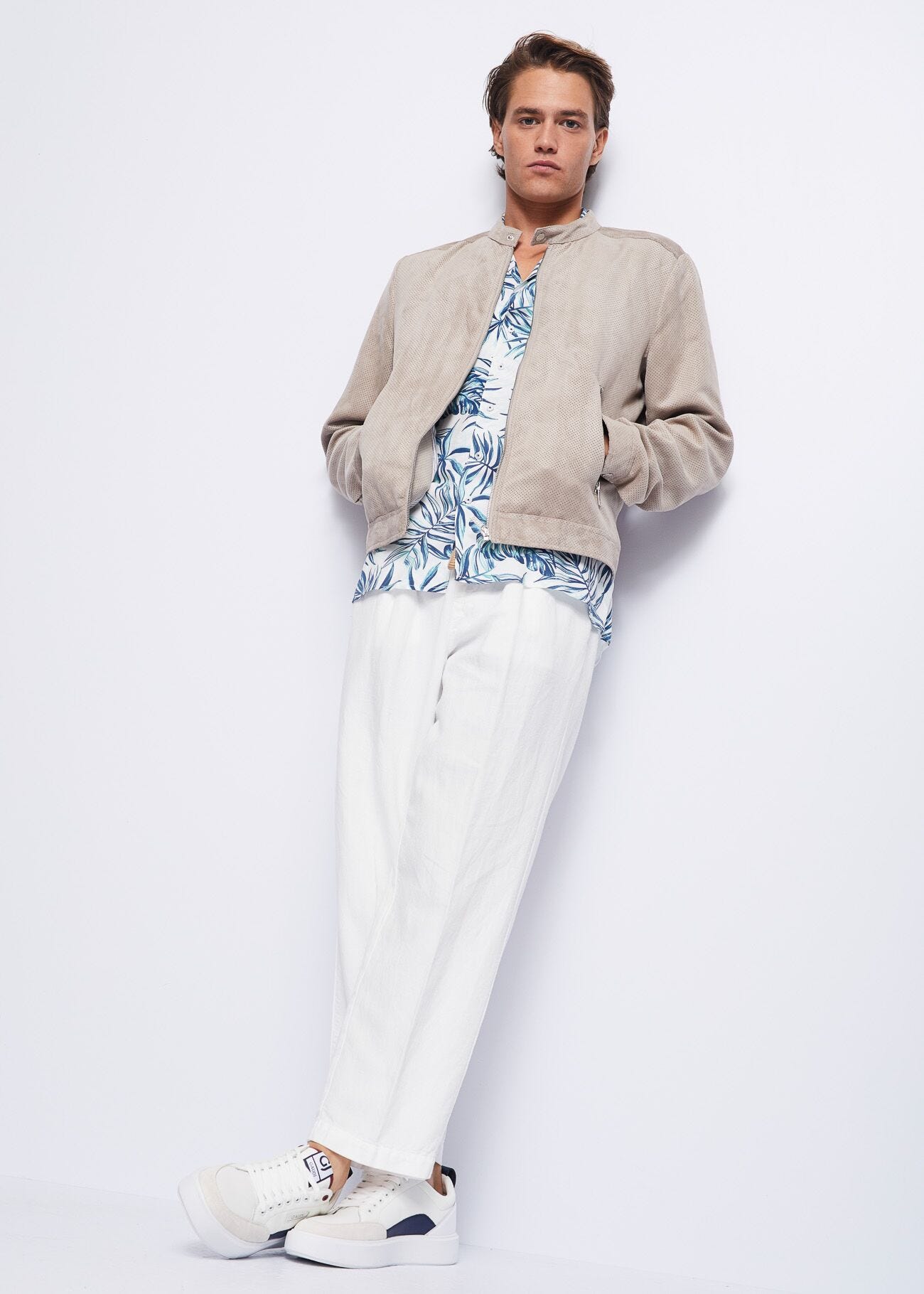 Pantaloni cropped con coulisse