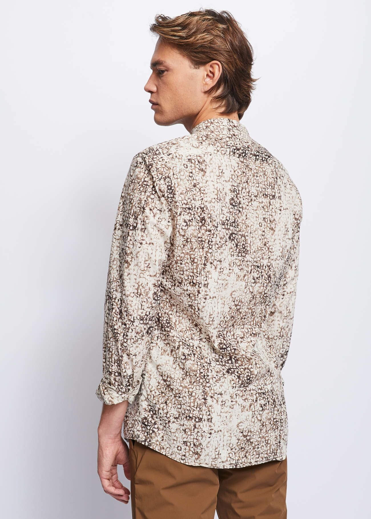 Camicia in cotone con stampa