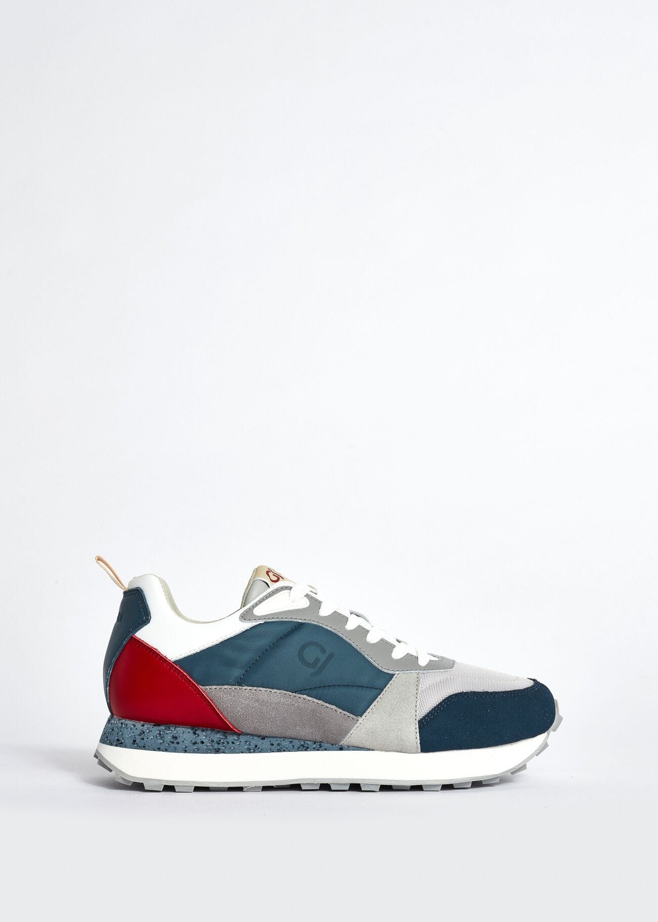 Sneaker running in pelle e nylon