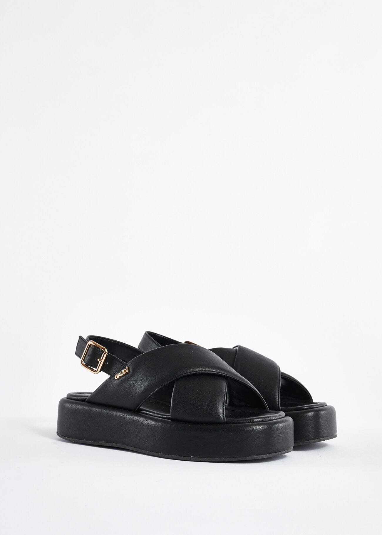 Sandals with wide straps