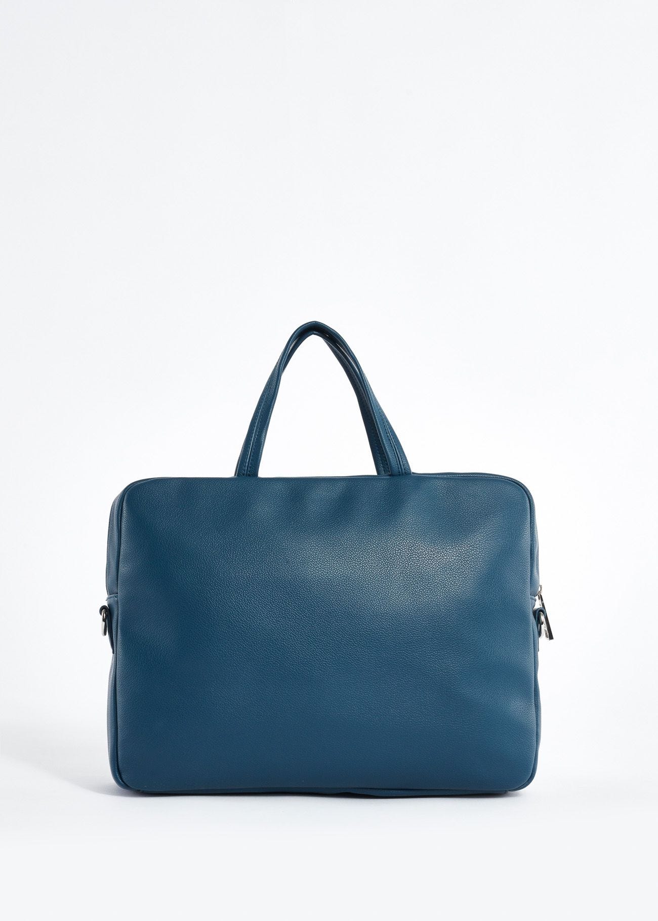 Faux-leather business bag