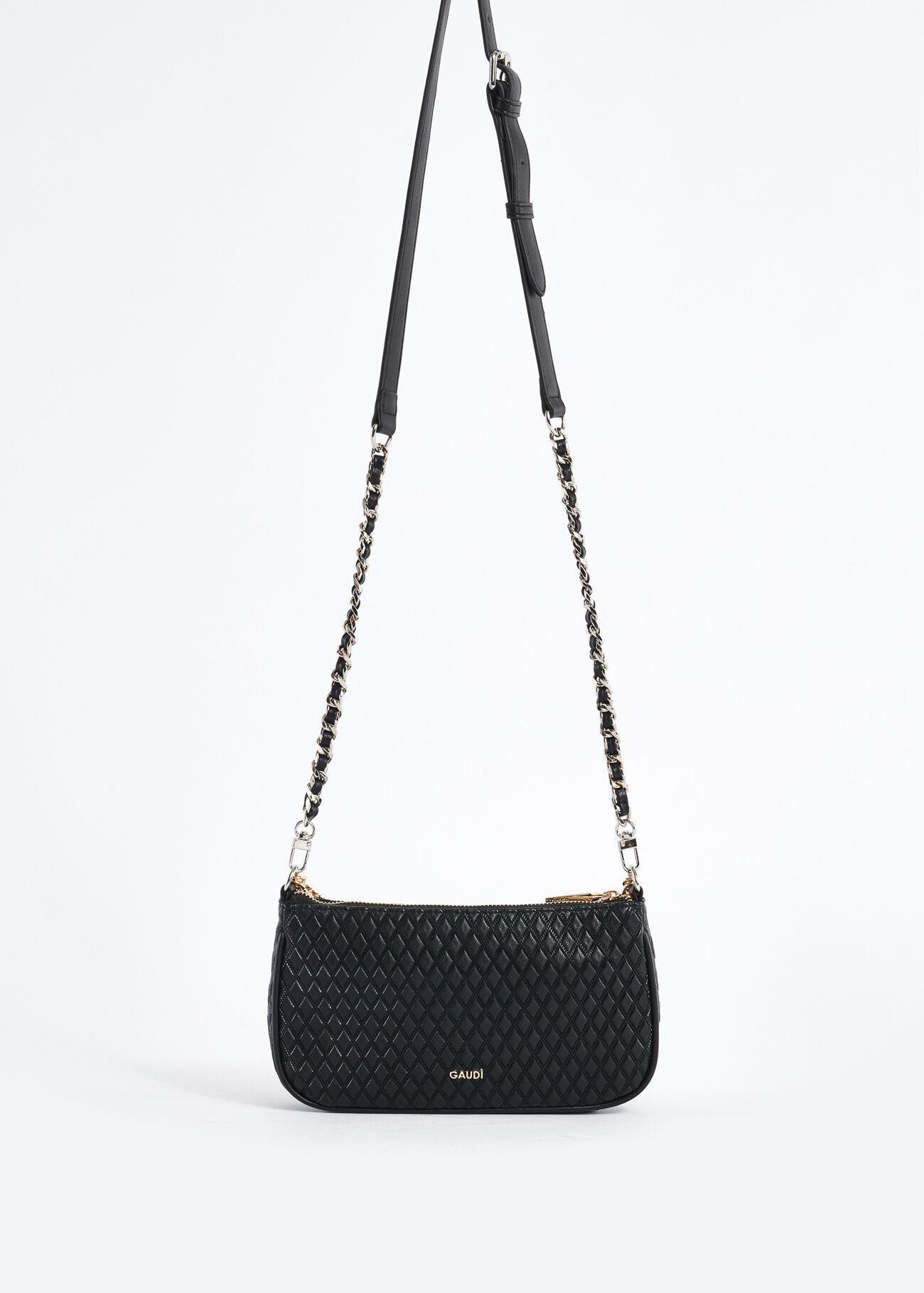 Crossbody in similpelle con pochette