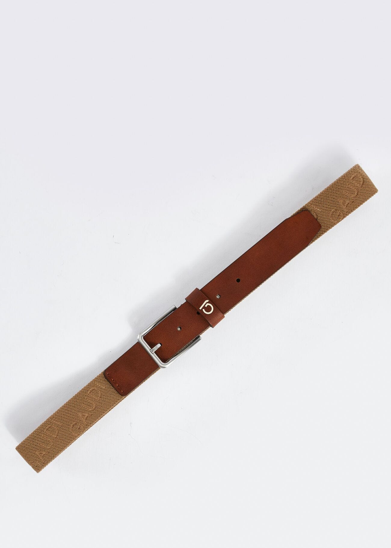 Belt with all-over logo