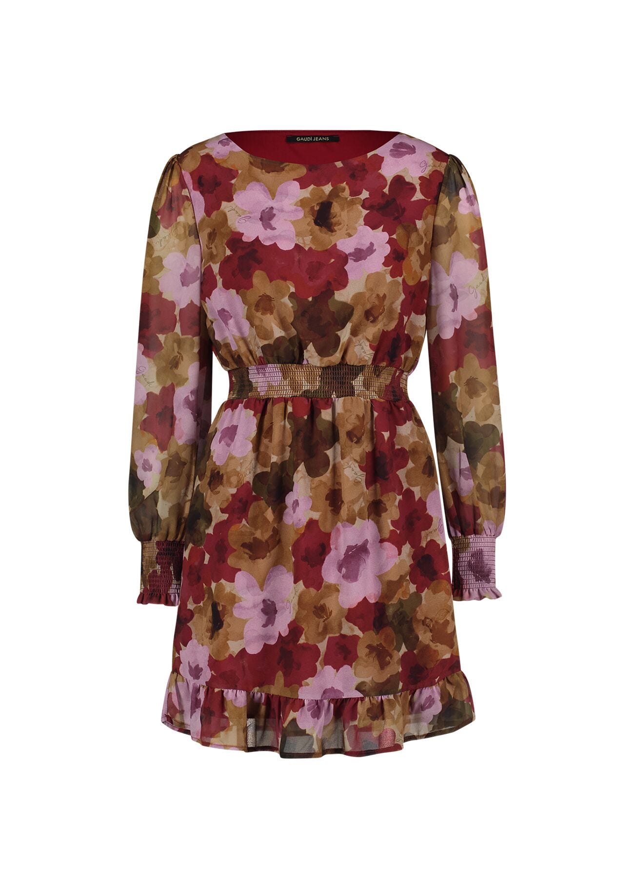 Floral georgette dress