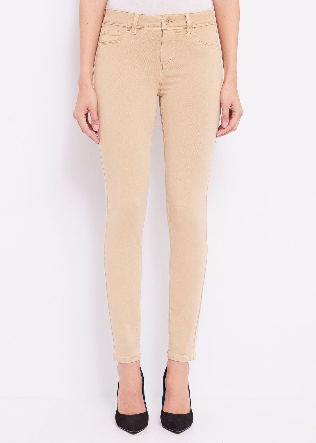 Cottonblend twill jeggings