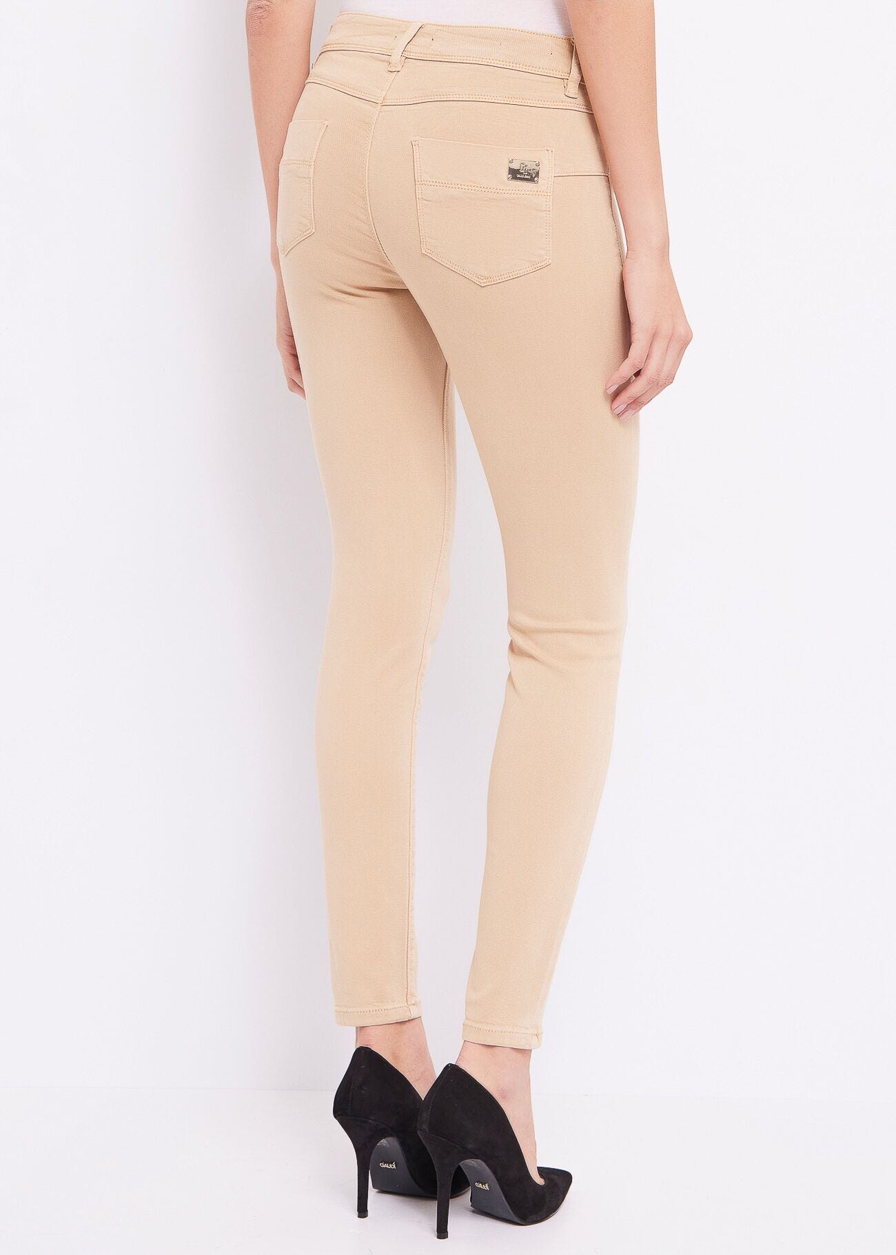 Cottonblend twill jeggings