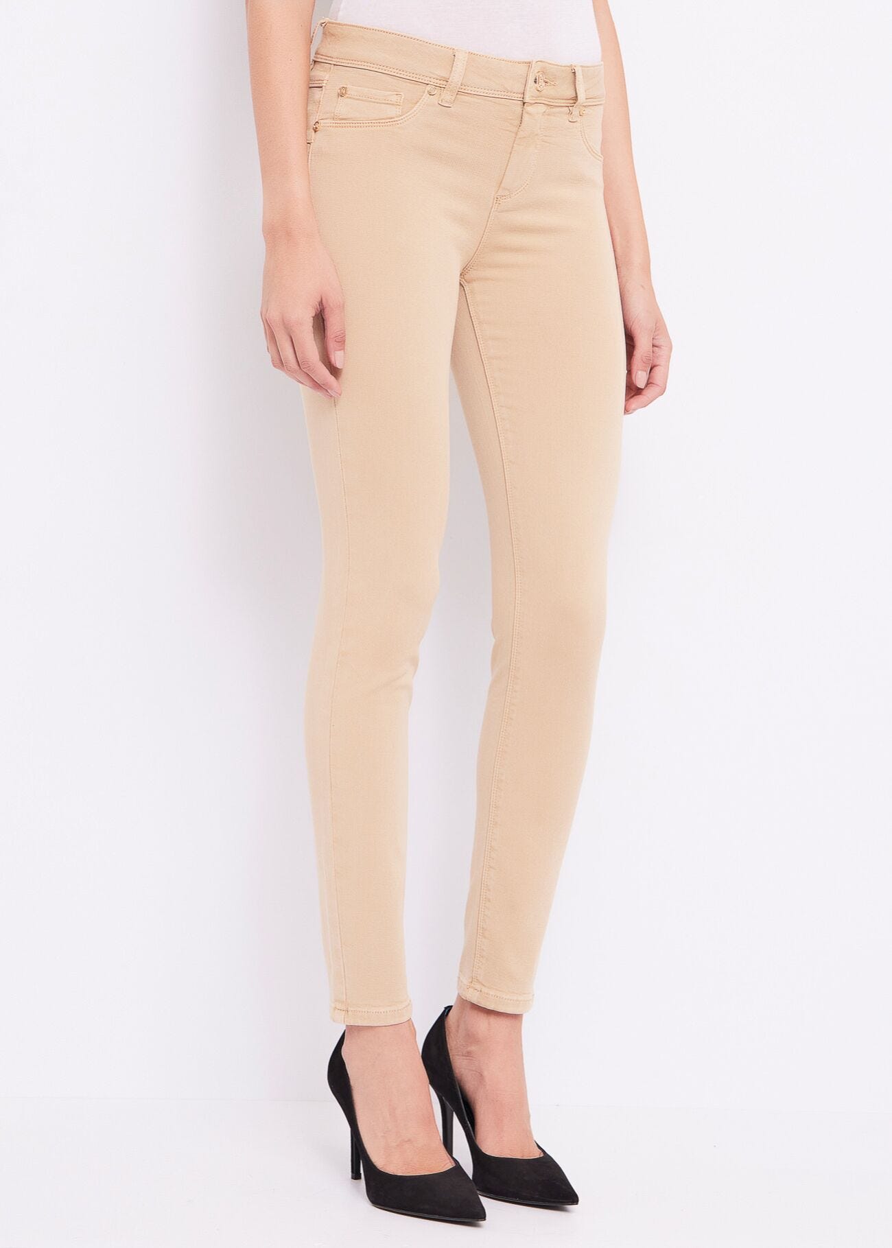 Cottonblend twill jeggings