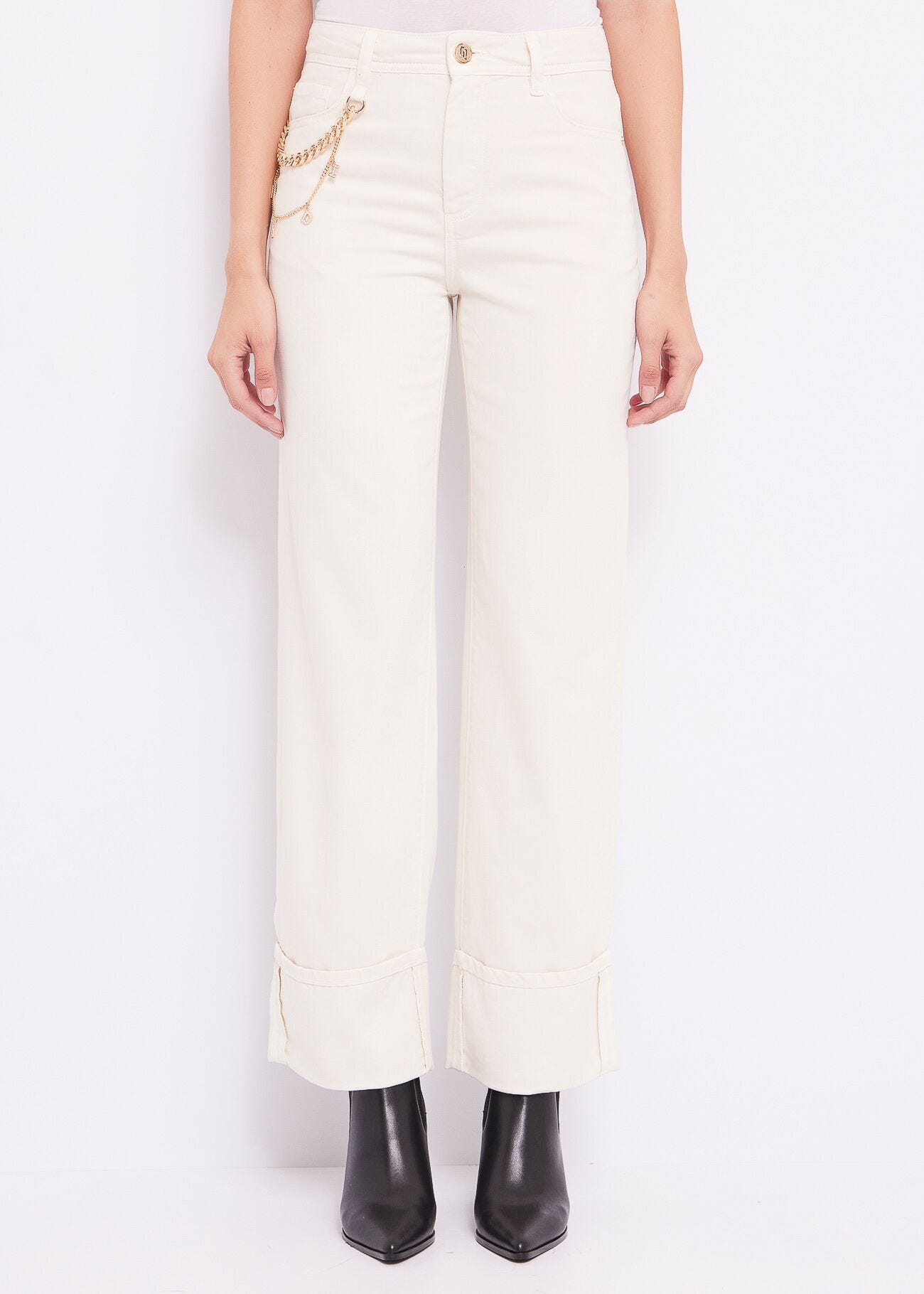 Pantaloni in misto cotone