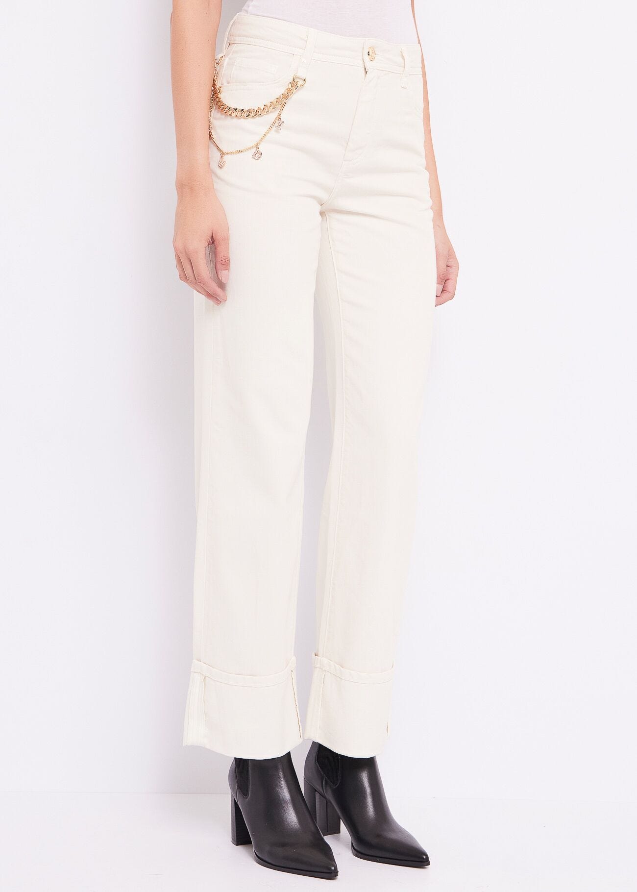 Pantaloni in misto cotone