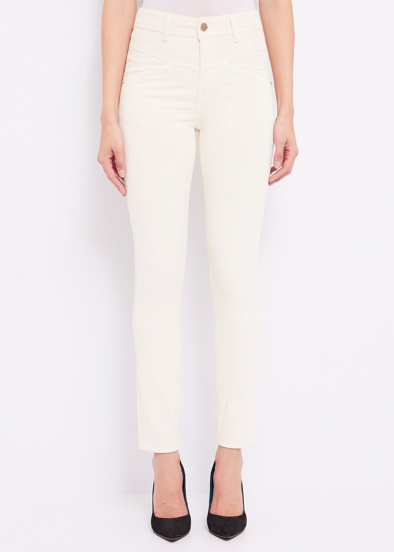 Pantaloni in velluto di cotone