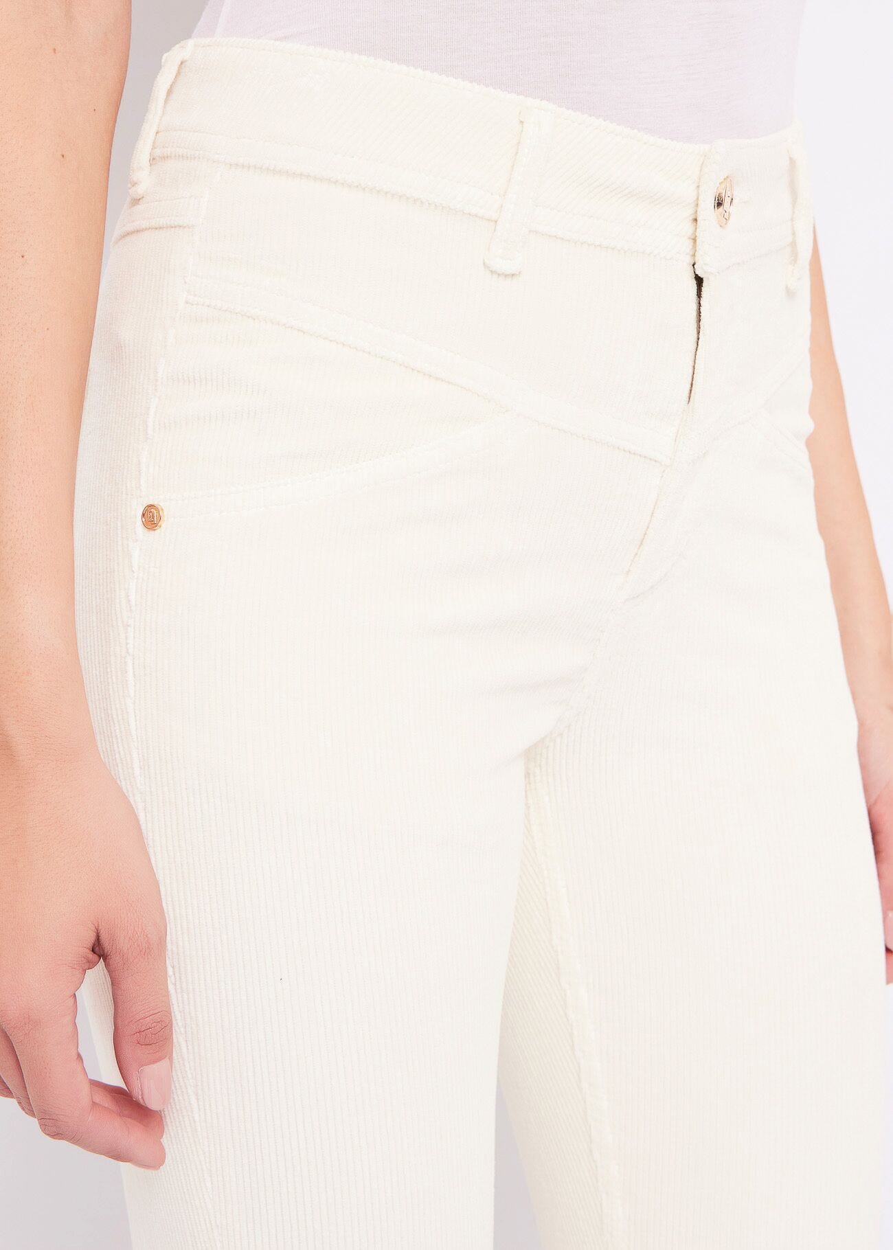 Pantaloni in velluto di cotone