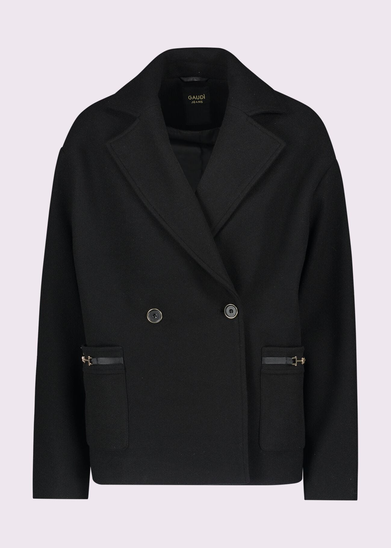 Cappotto corto nero