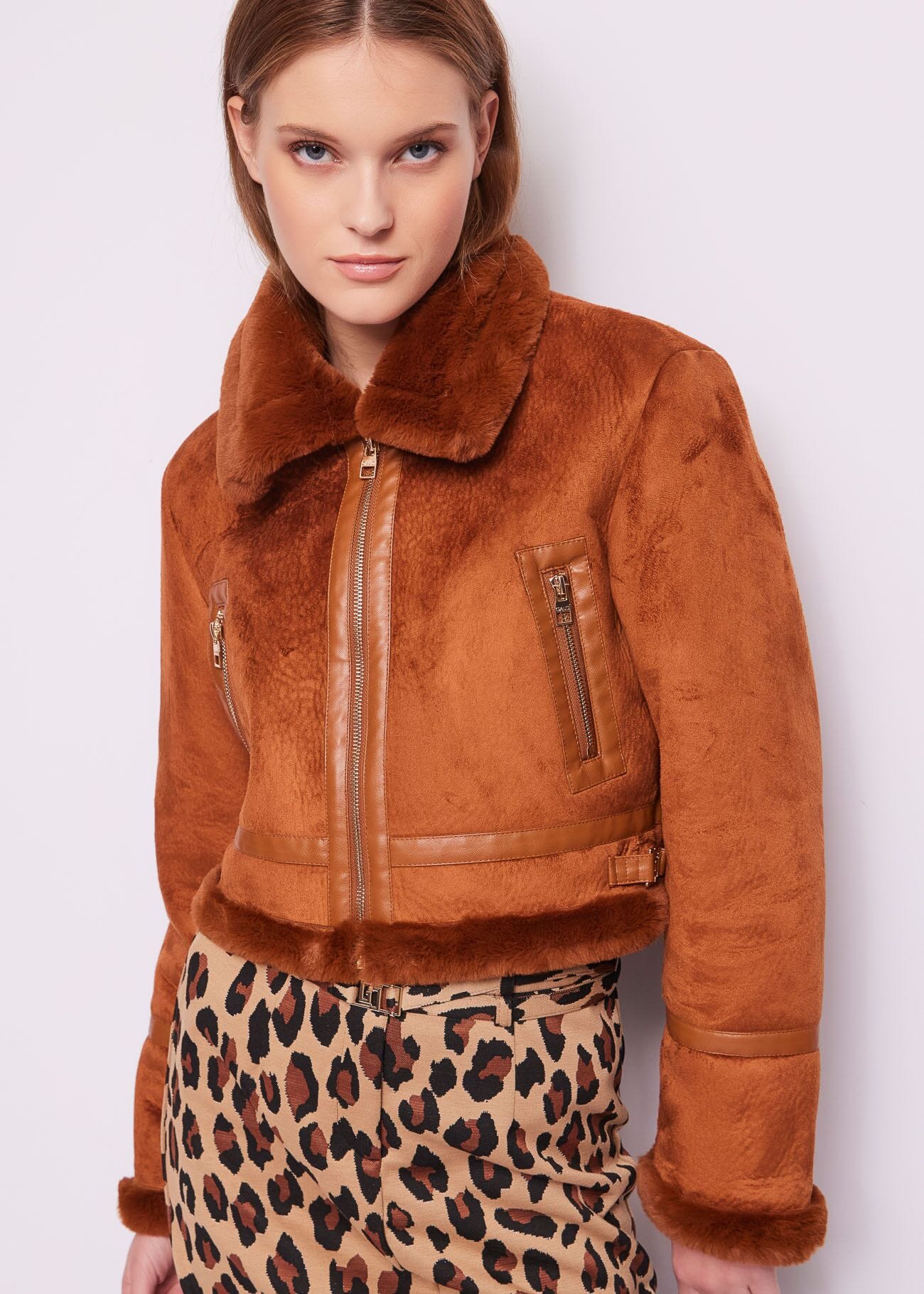 Veste en suédine
