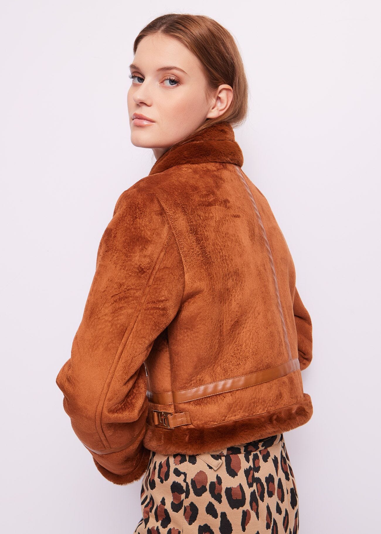 Veste en suédine