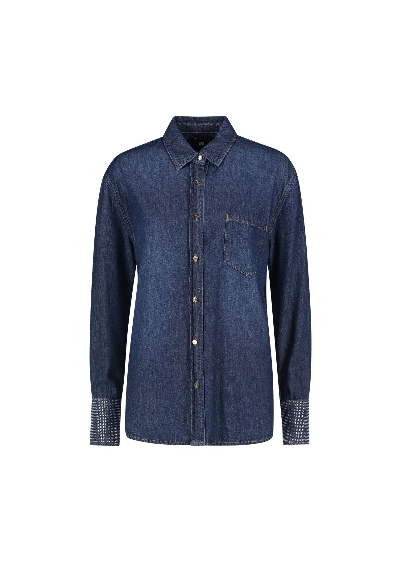 Camicia in denim di cotone