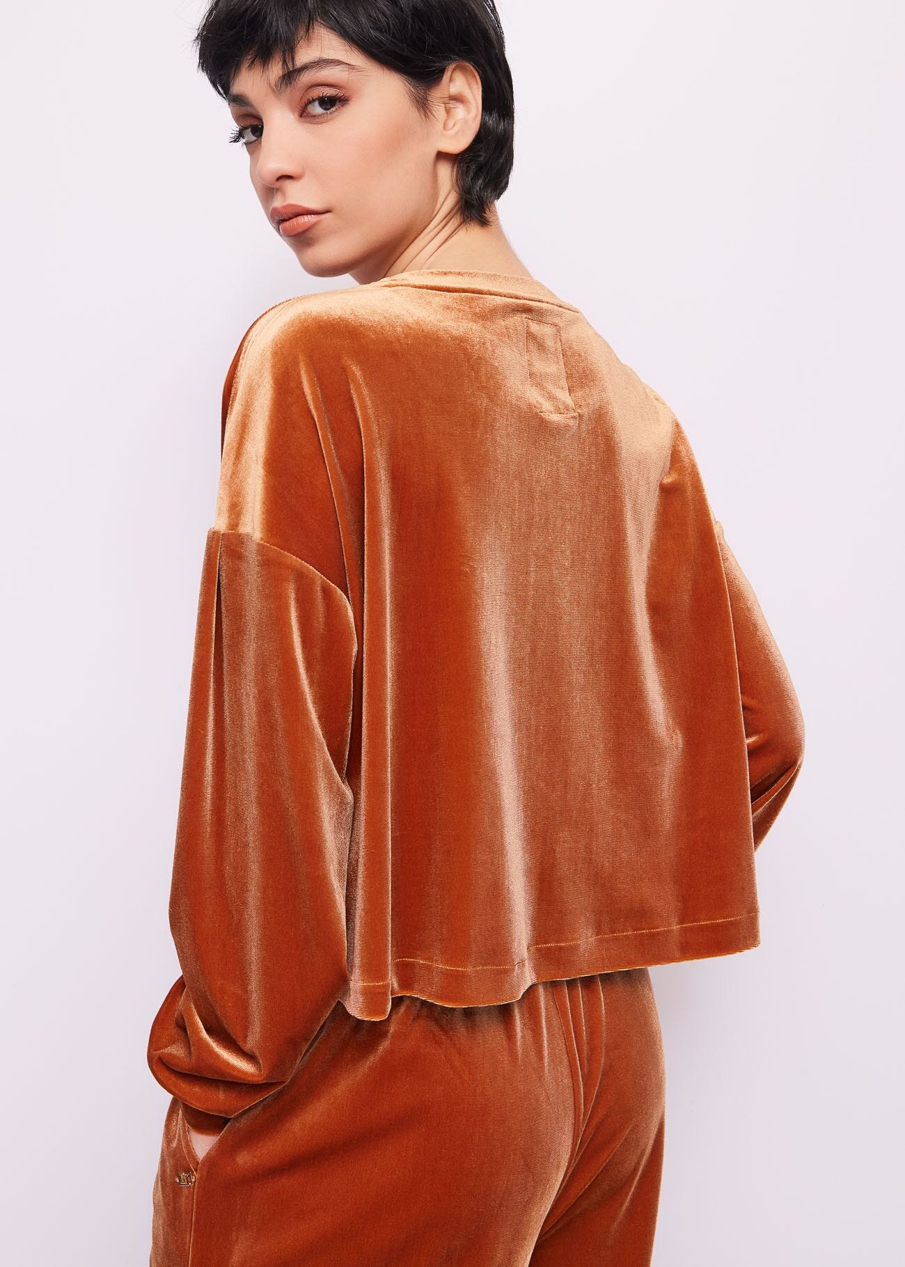 Brown chenille sweatshirt