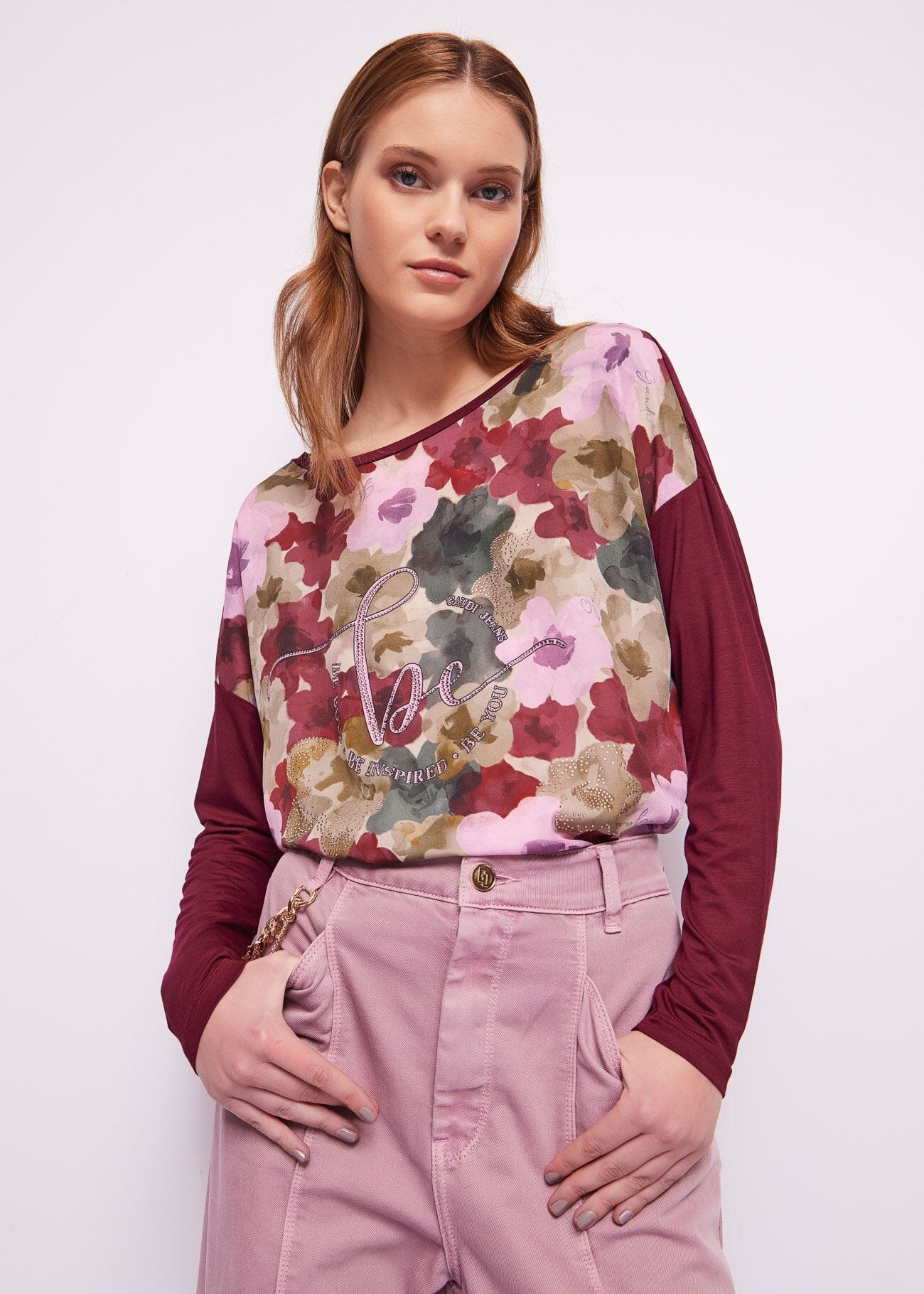 Tshirt with floral print