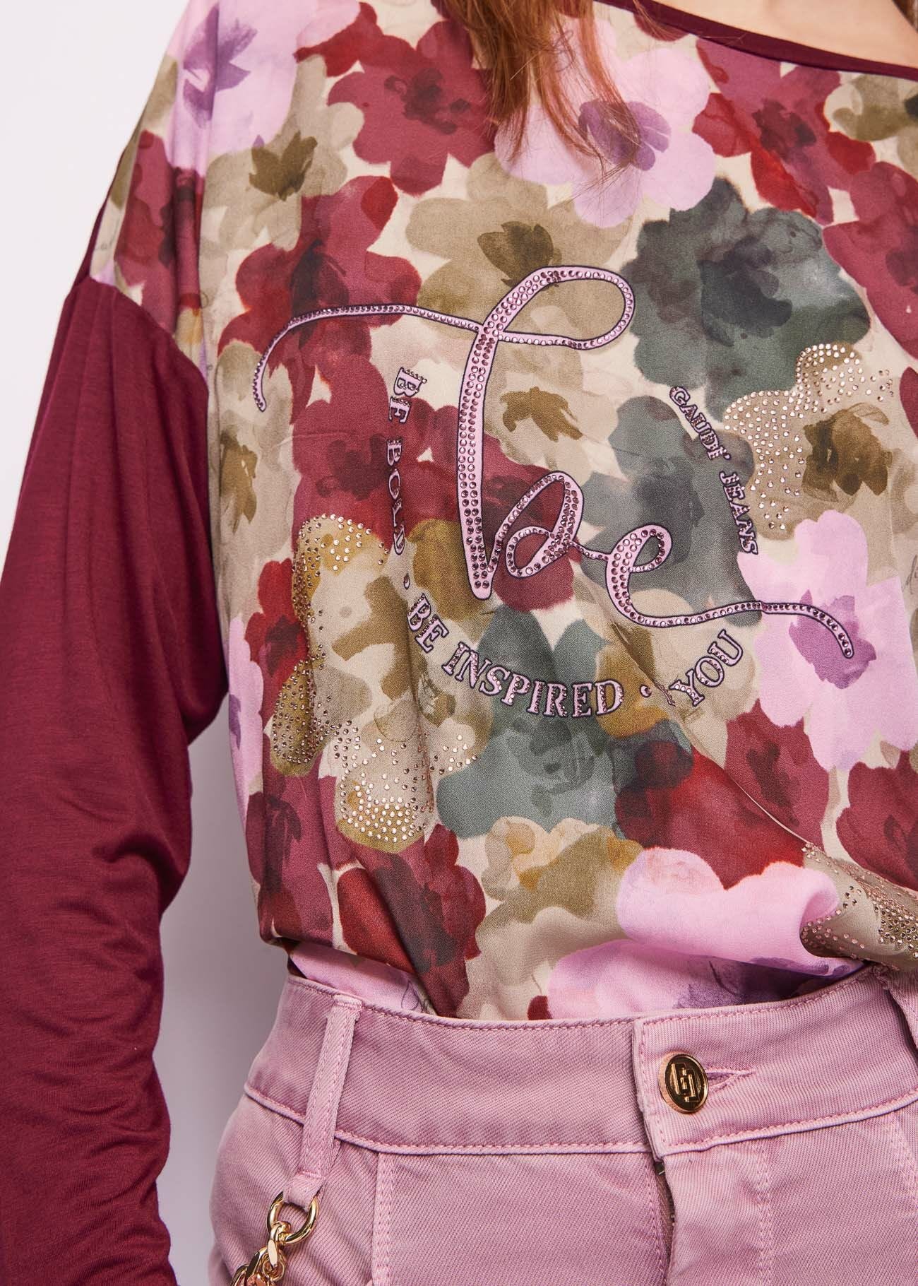 Tshirt with floral print