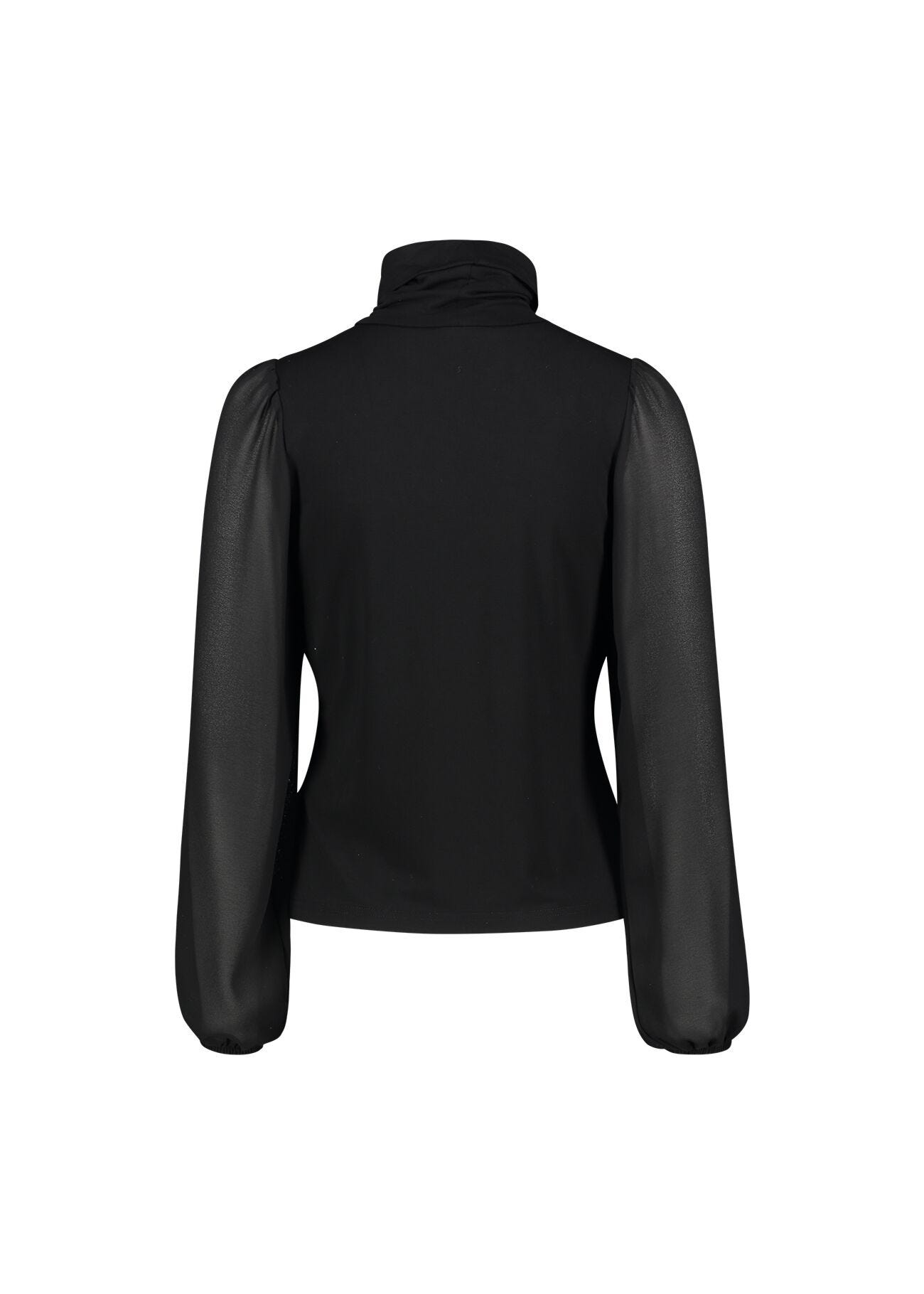 Black jersey tshirt with logo