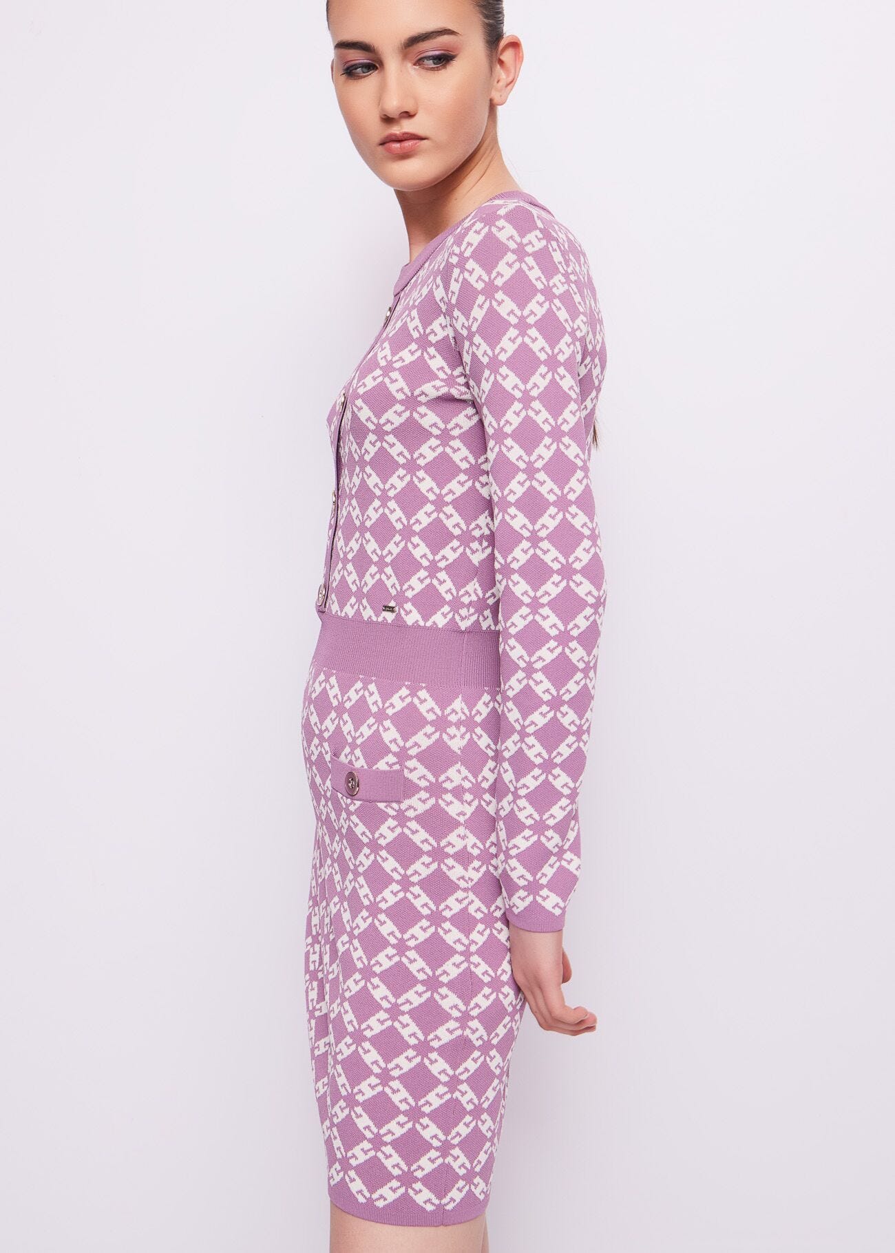 Vestito in maglia jacquard