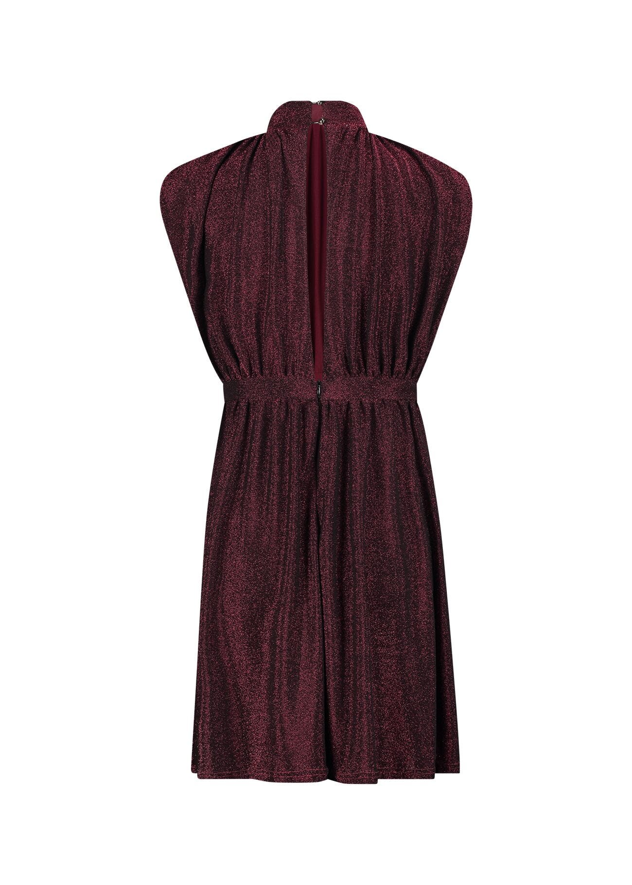 Lurex jersey dress