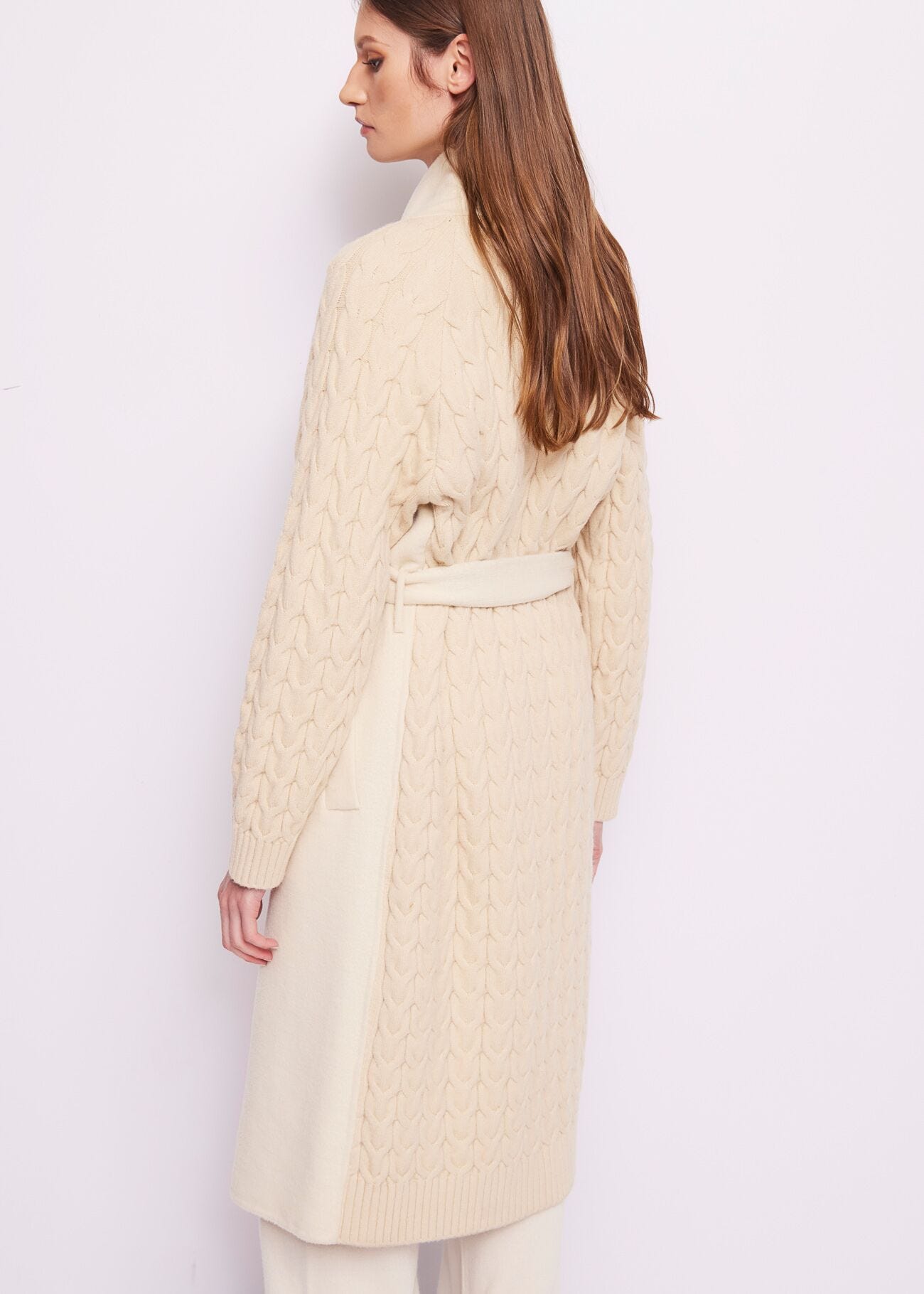 Beige woolblend coat