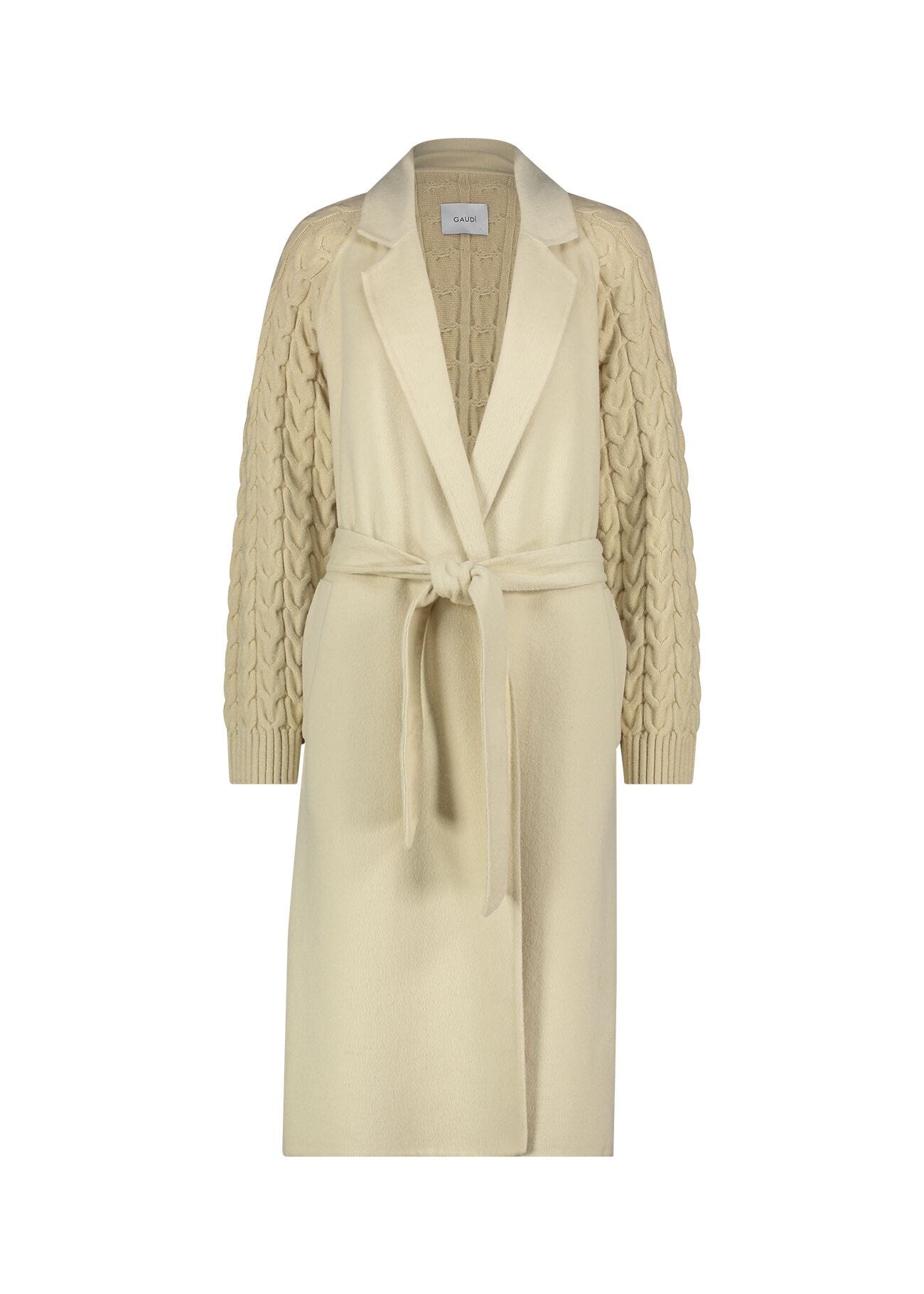 Beige woolblend coat
