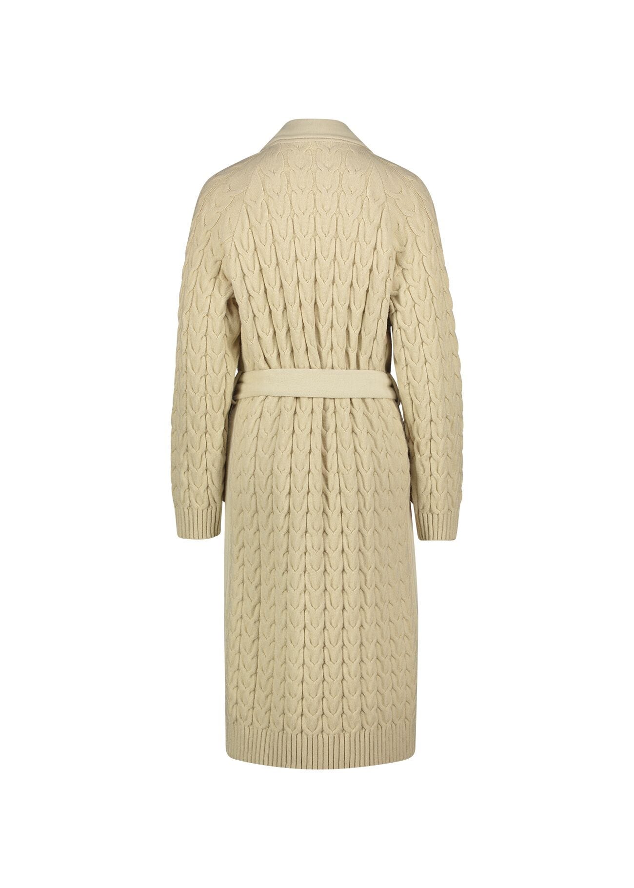 Beige woolblend coat