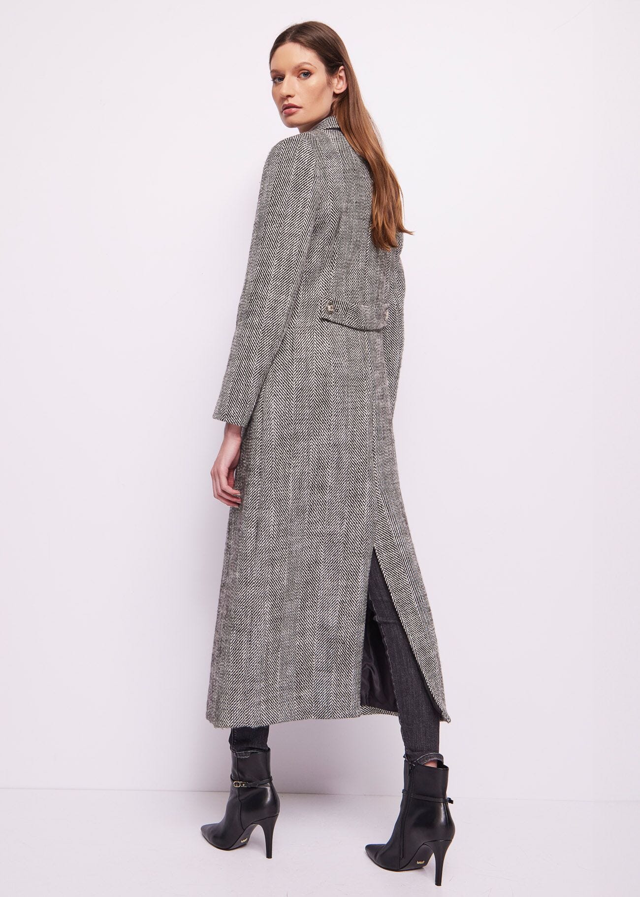 Wool blend coat