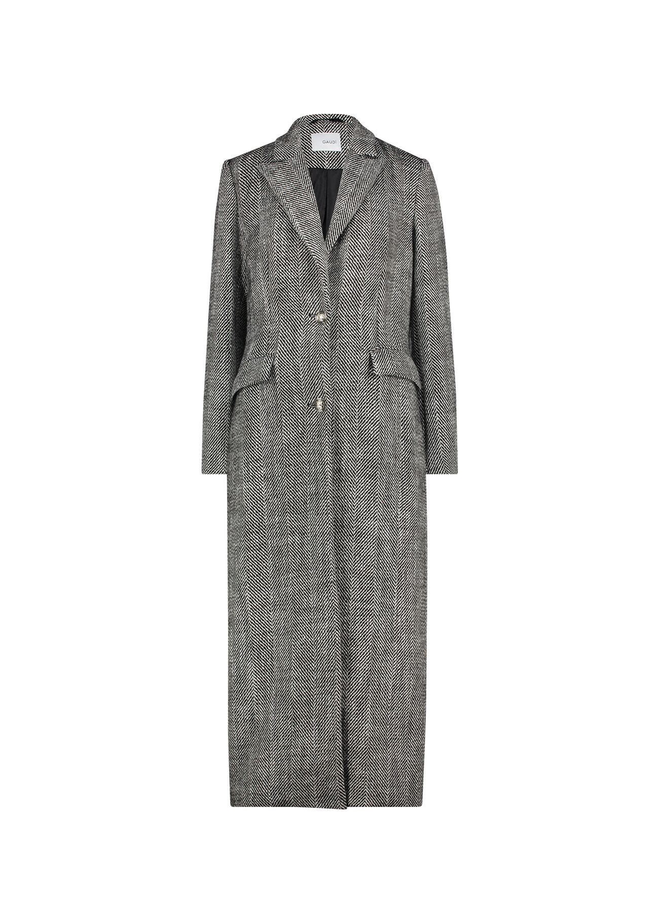 Wool blend coat