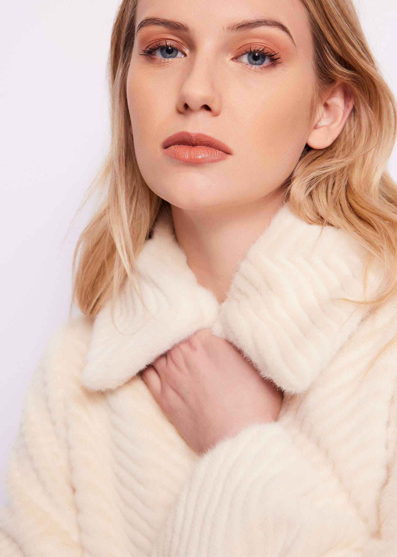 Faux fur coat