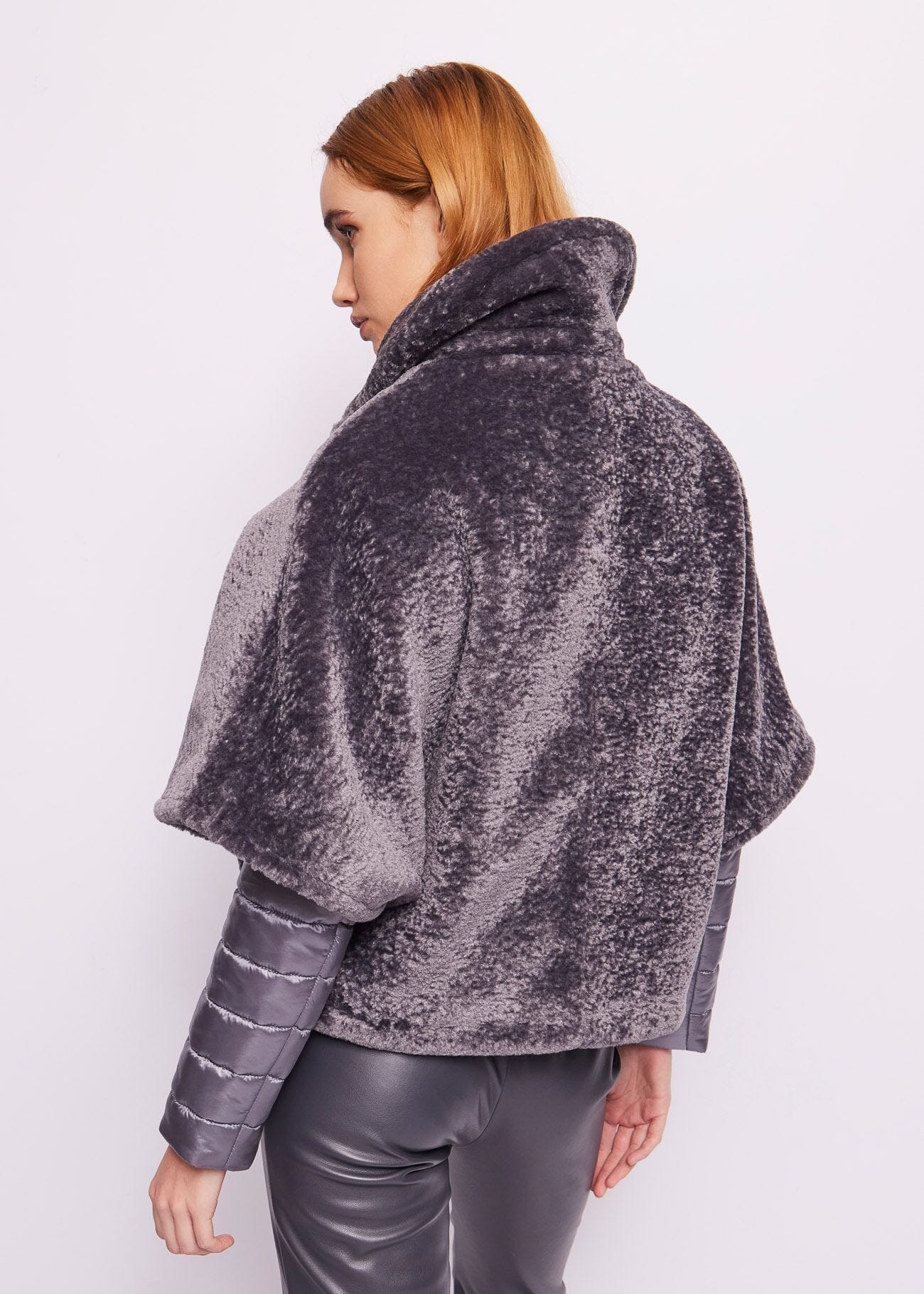 Faux fur jacket
