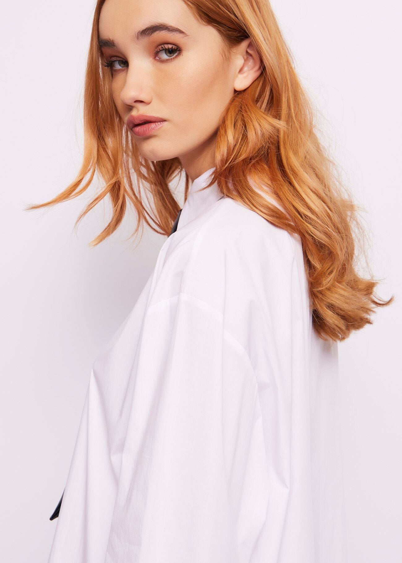 Chemise en coton avec cravate