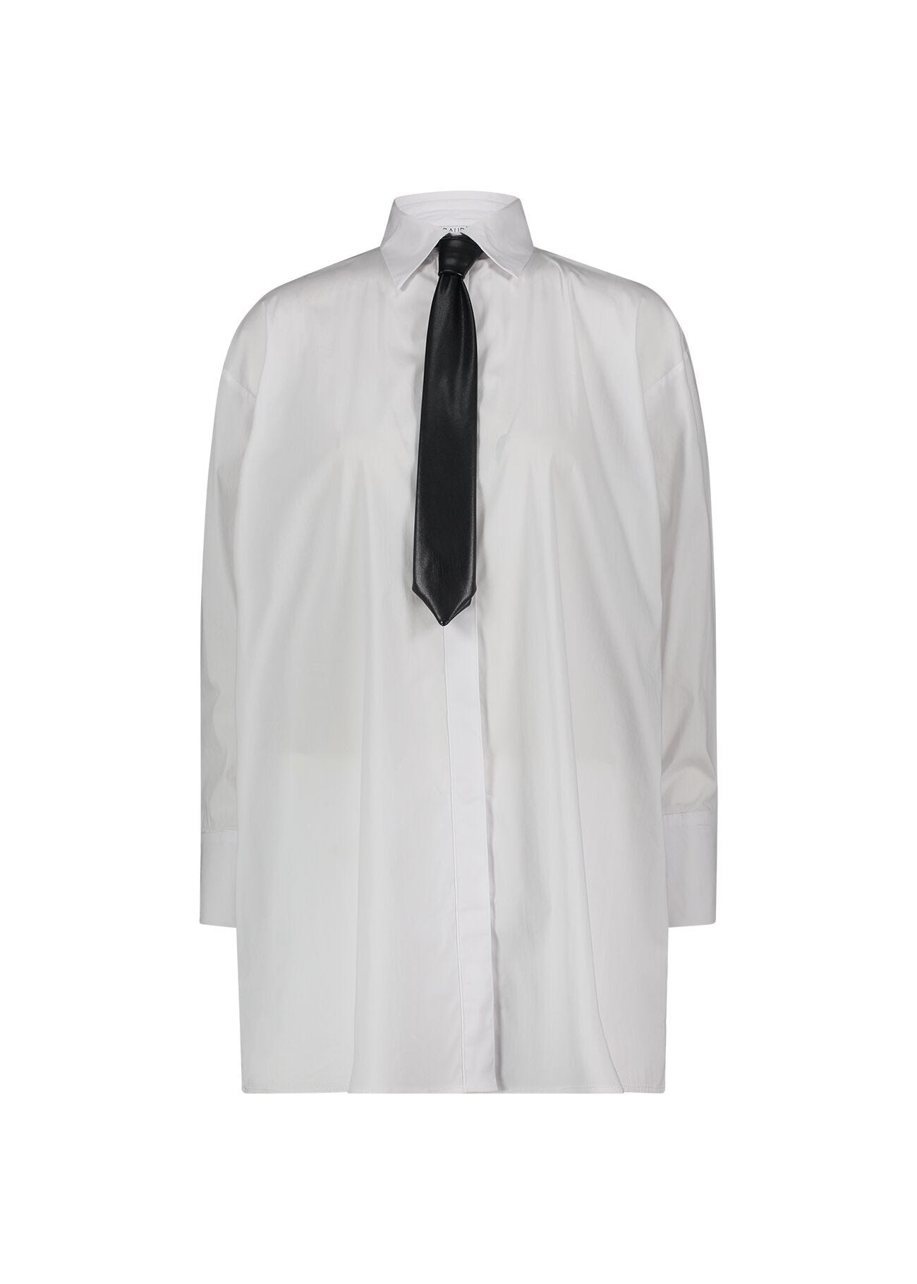 Chemise en coton avec cravate