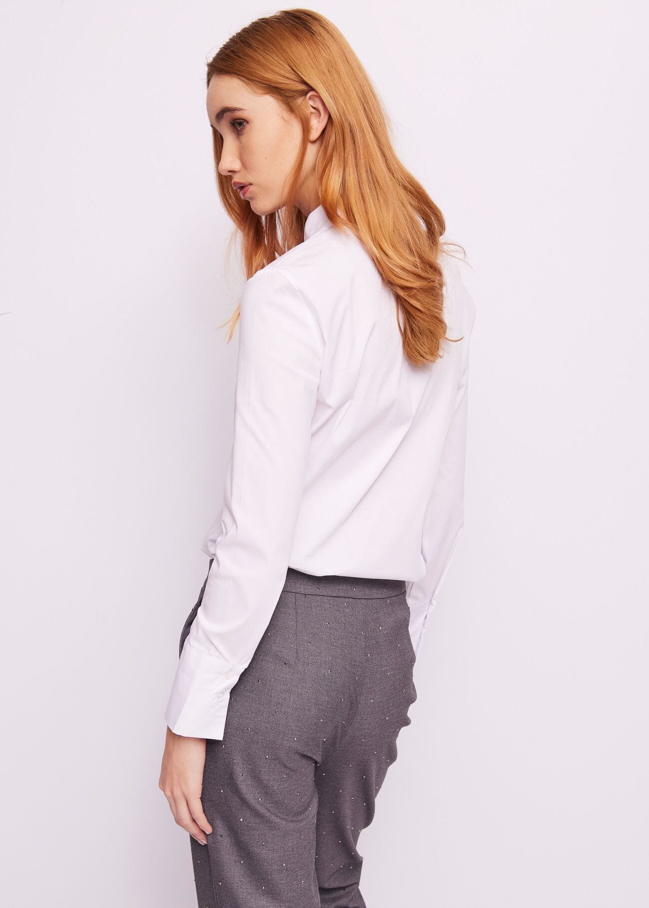 Camicia bianca in cotone