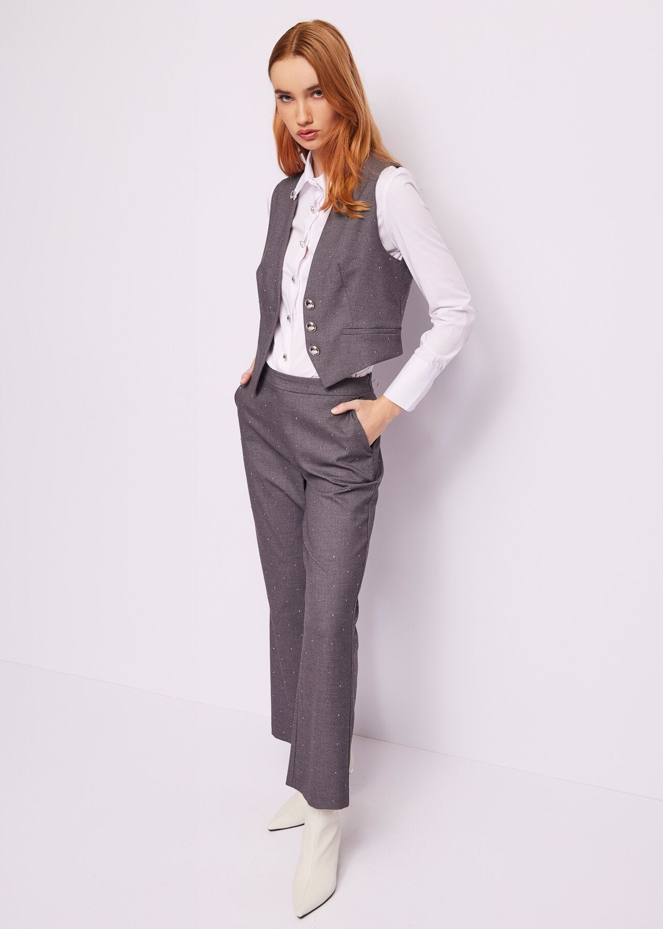 Camicia bianca in cotone