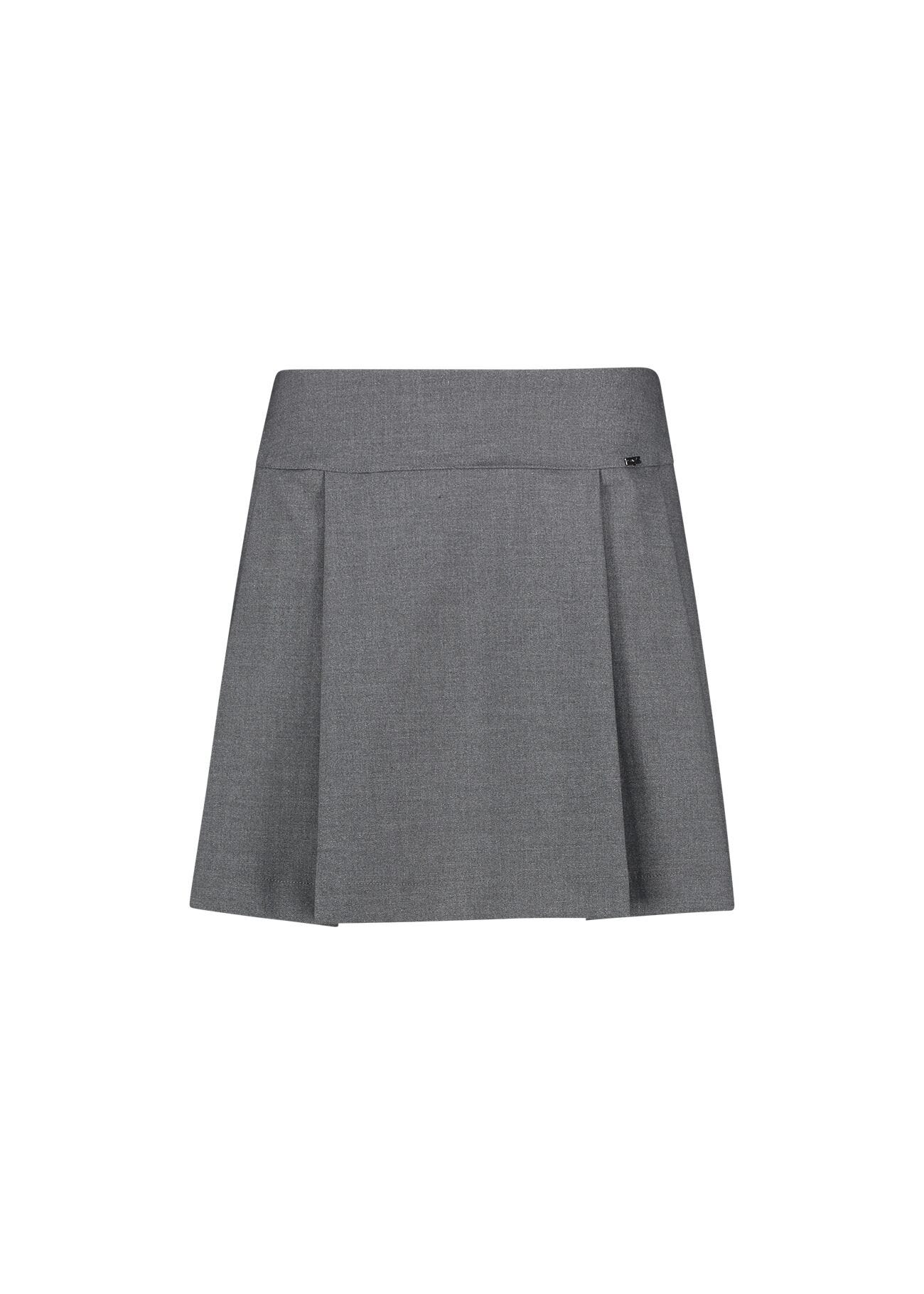 Minijupe en maille grise