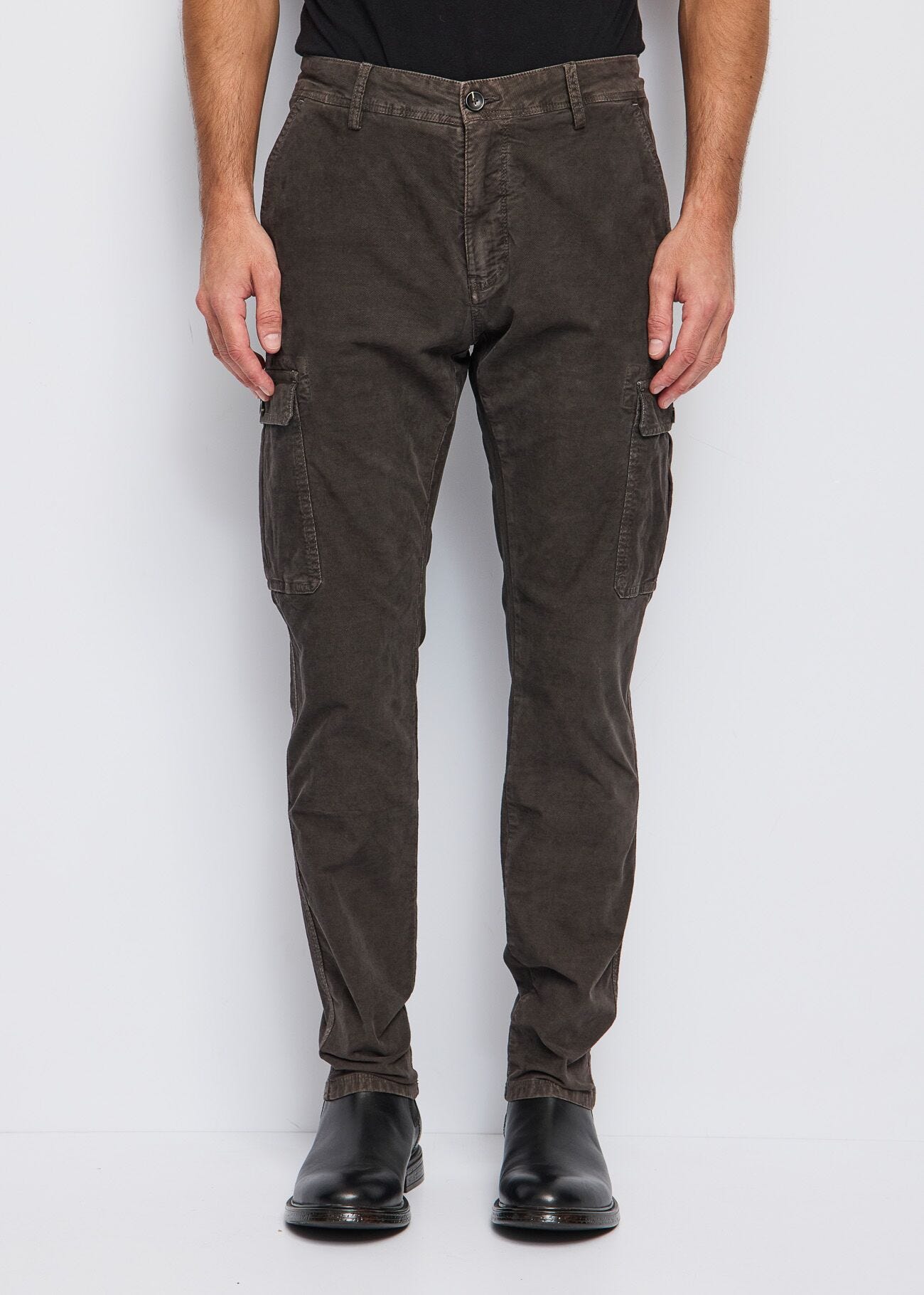Pantaloni in velluto di cotone