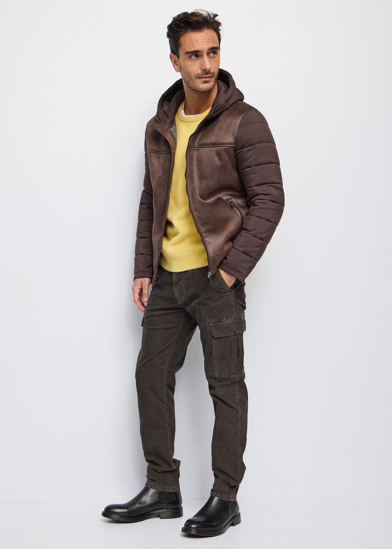 Pantaloni in velluto di cotone