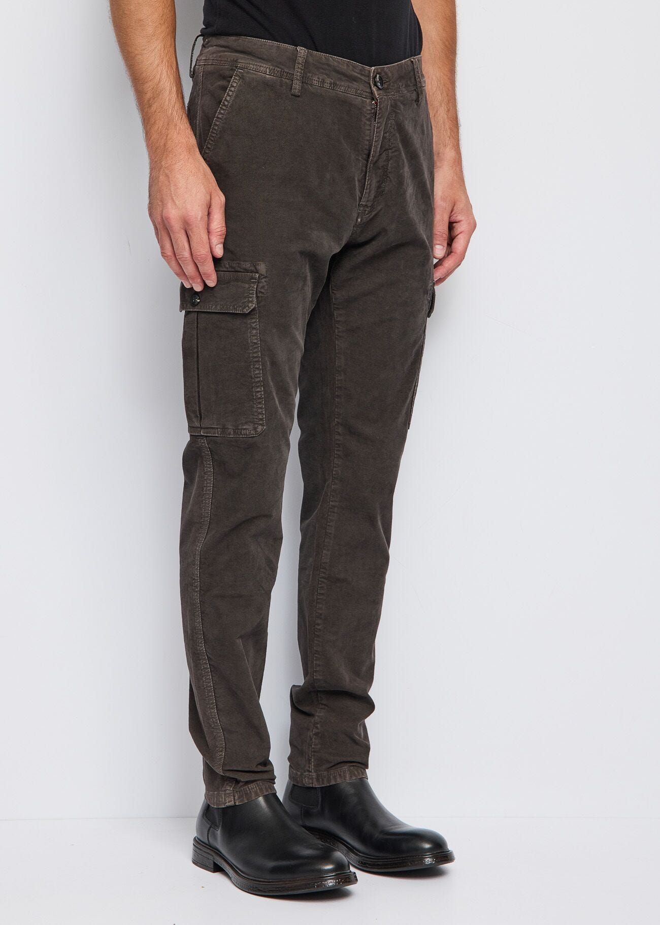 Pantaloni in velluto di cotone